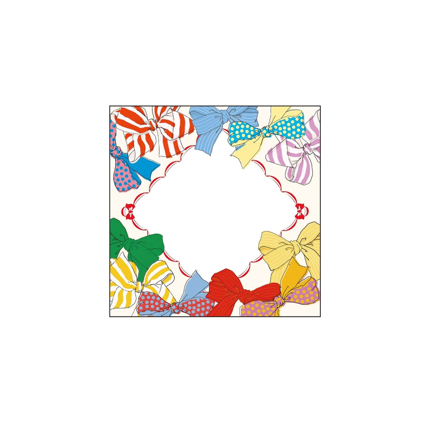 Square Memo Pad – Ribbon