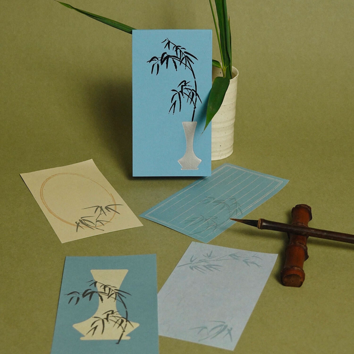 Square Studio Beijing Collection Memo Pad - Bamboo