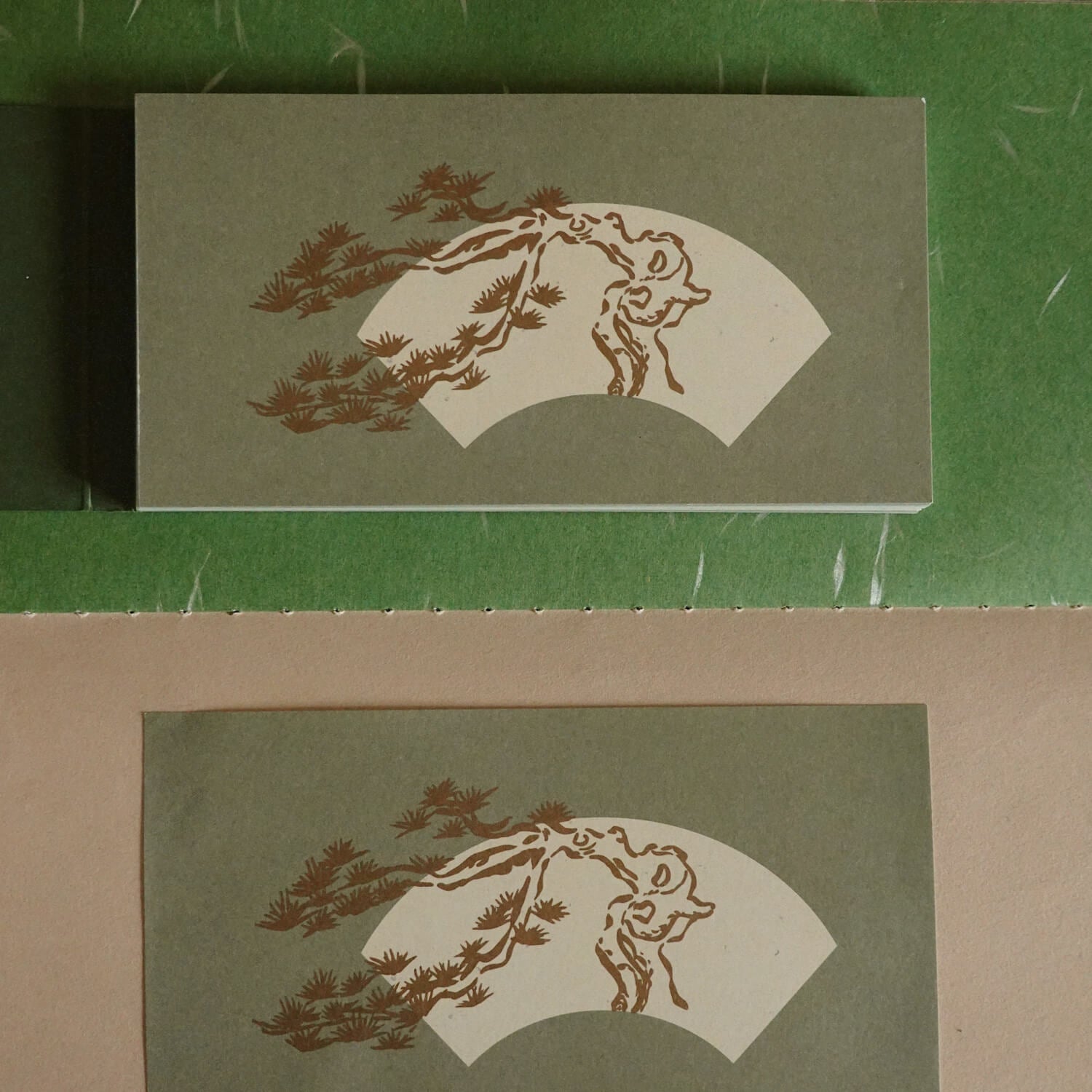 Square Studio Beijing Collection Memo Pad - Pine