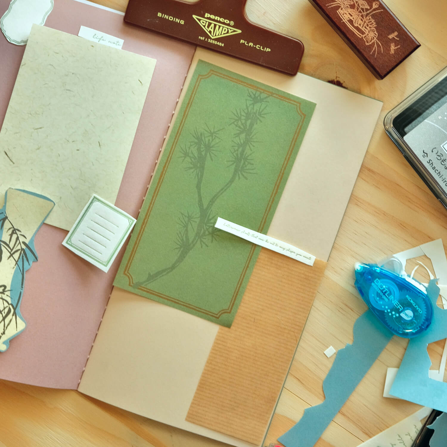 Square Studio Beijing Collection Memo Pad - Pine
