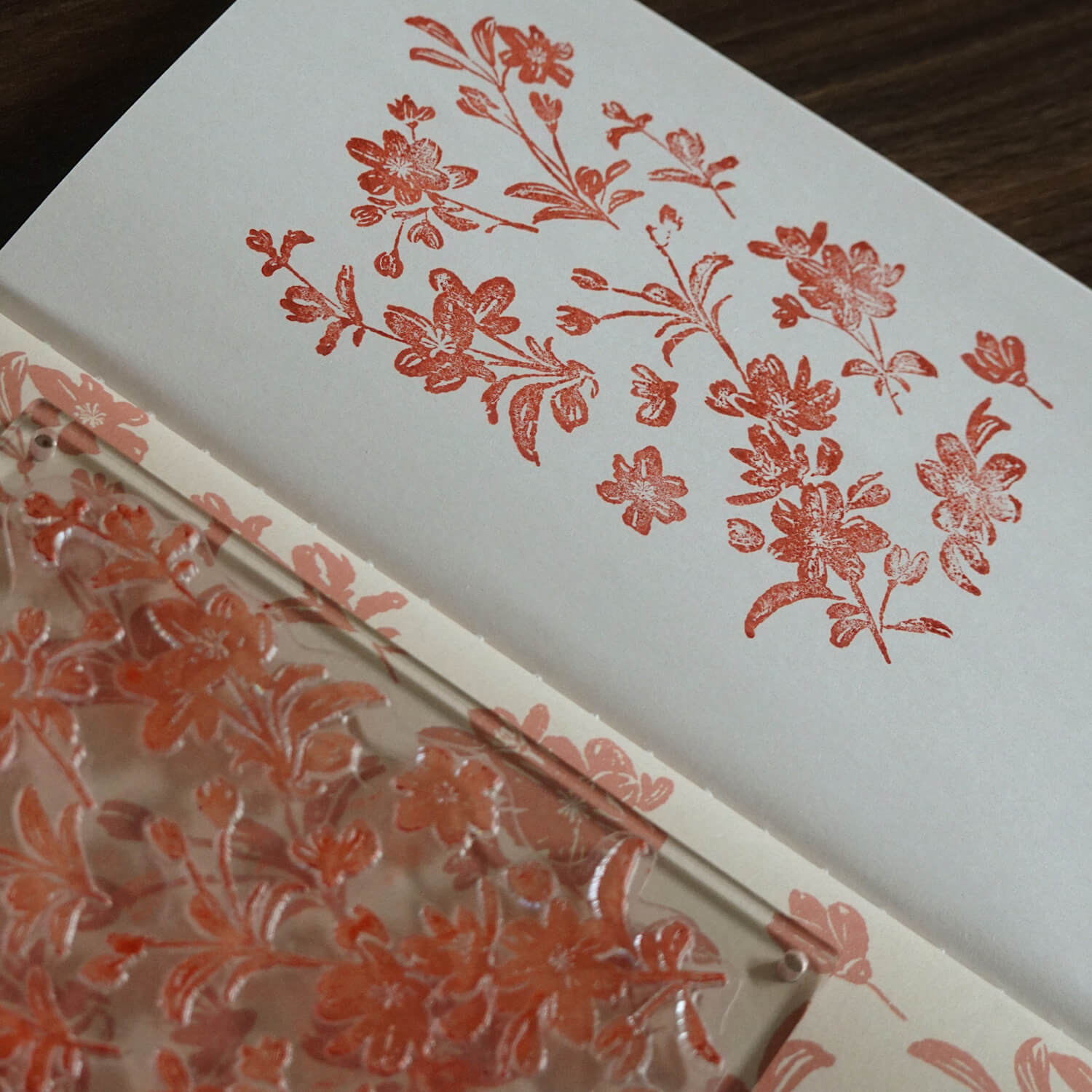 Square Studio Beijing Collection Stamp - Crabapple