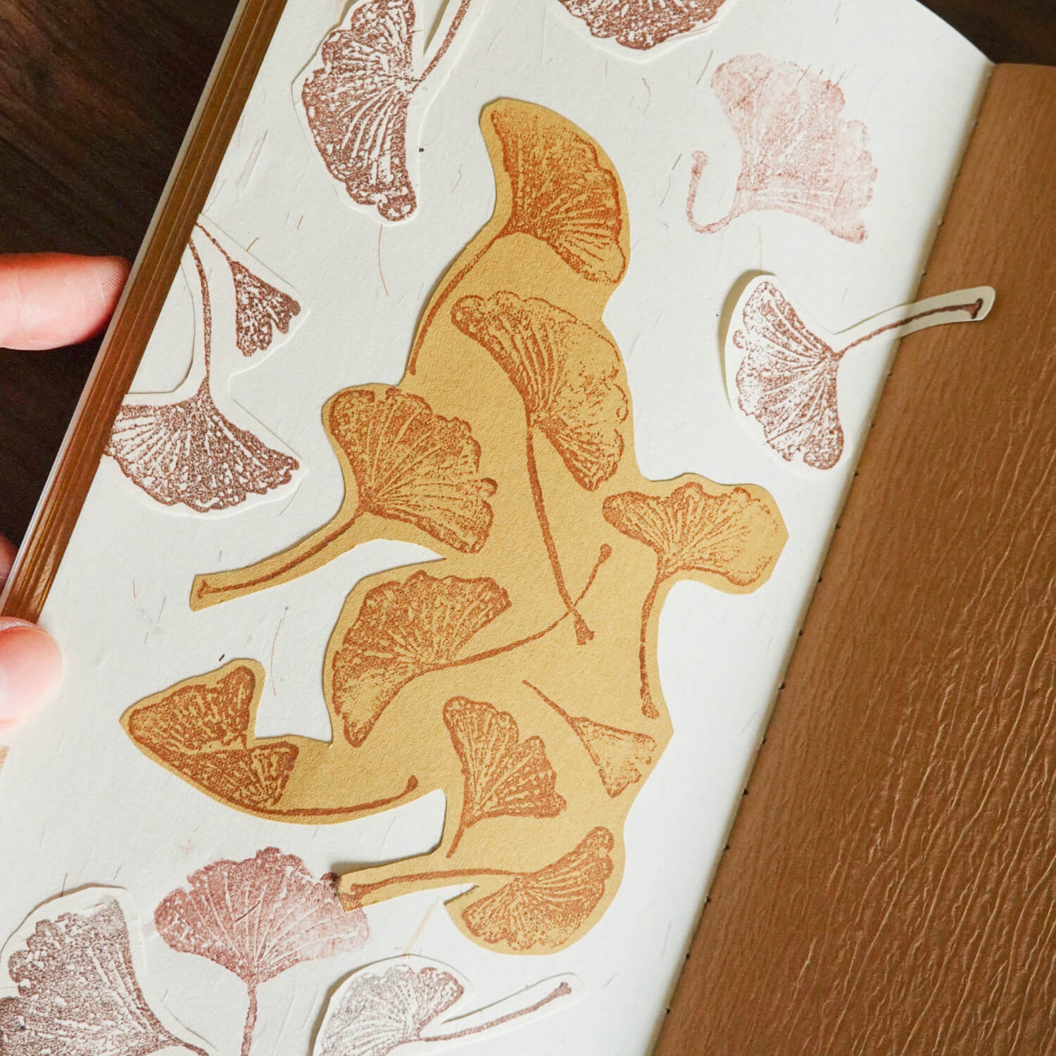 Square Studio Beijing Collection Stamp - Ginkgo