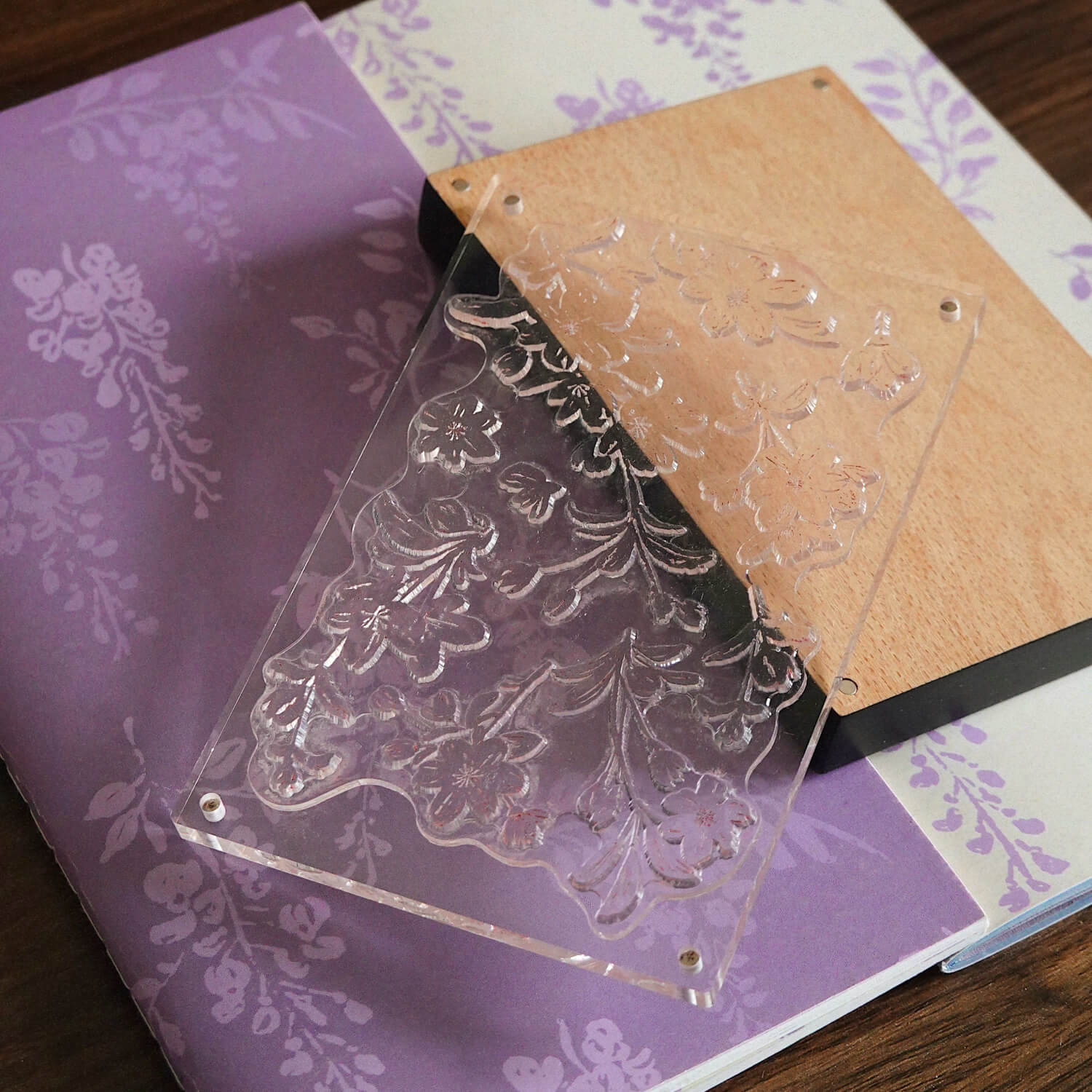 Square Studio Beijing Collection Stamp - Wisteria