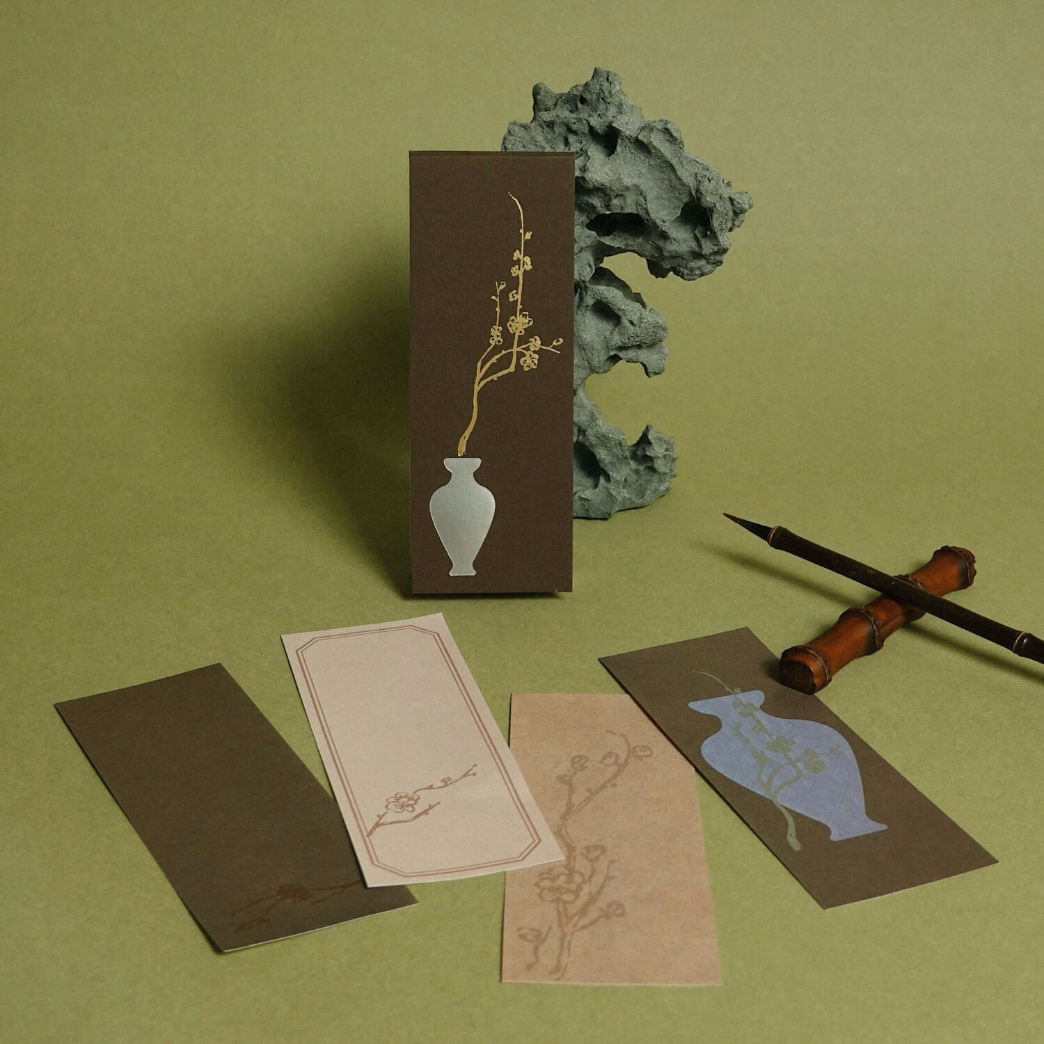 Square Studio Beijing Collection Memo Pad - Plum Blossom