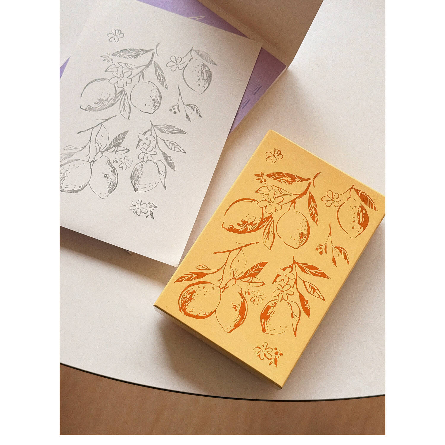 Square Studio Leisure Days Lemon Wood Stamp