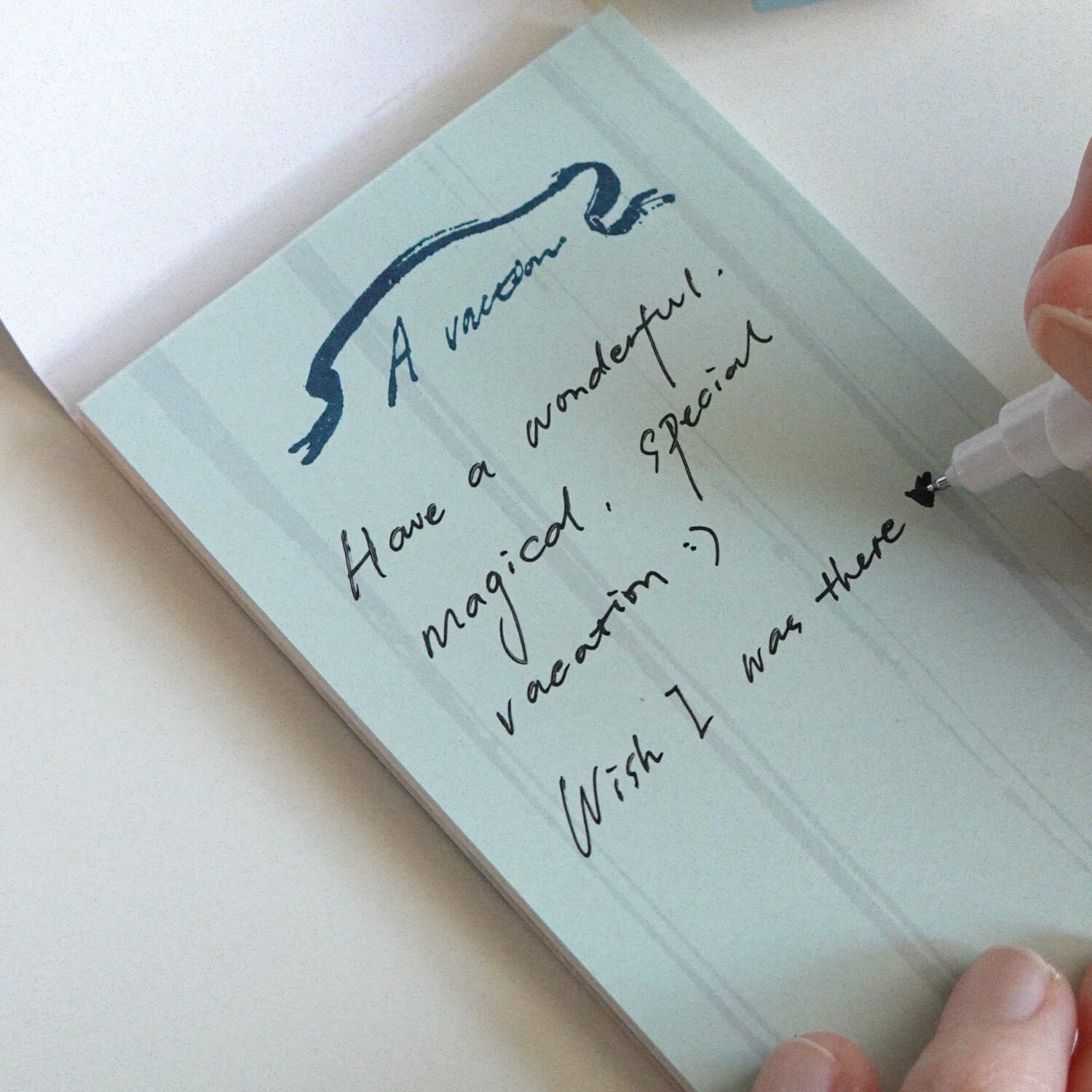 Square Studio Leisure Days Memo Pad - Dream of the Seaside