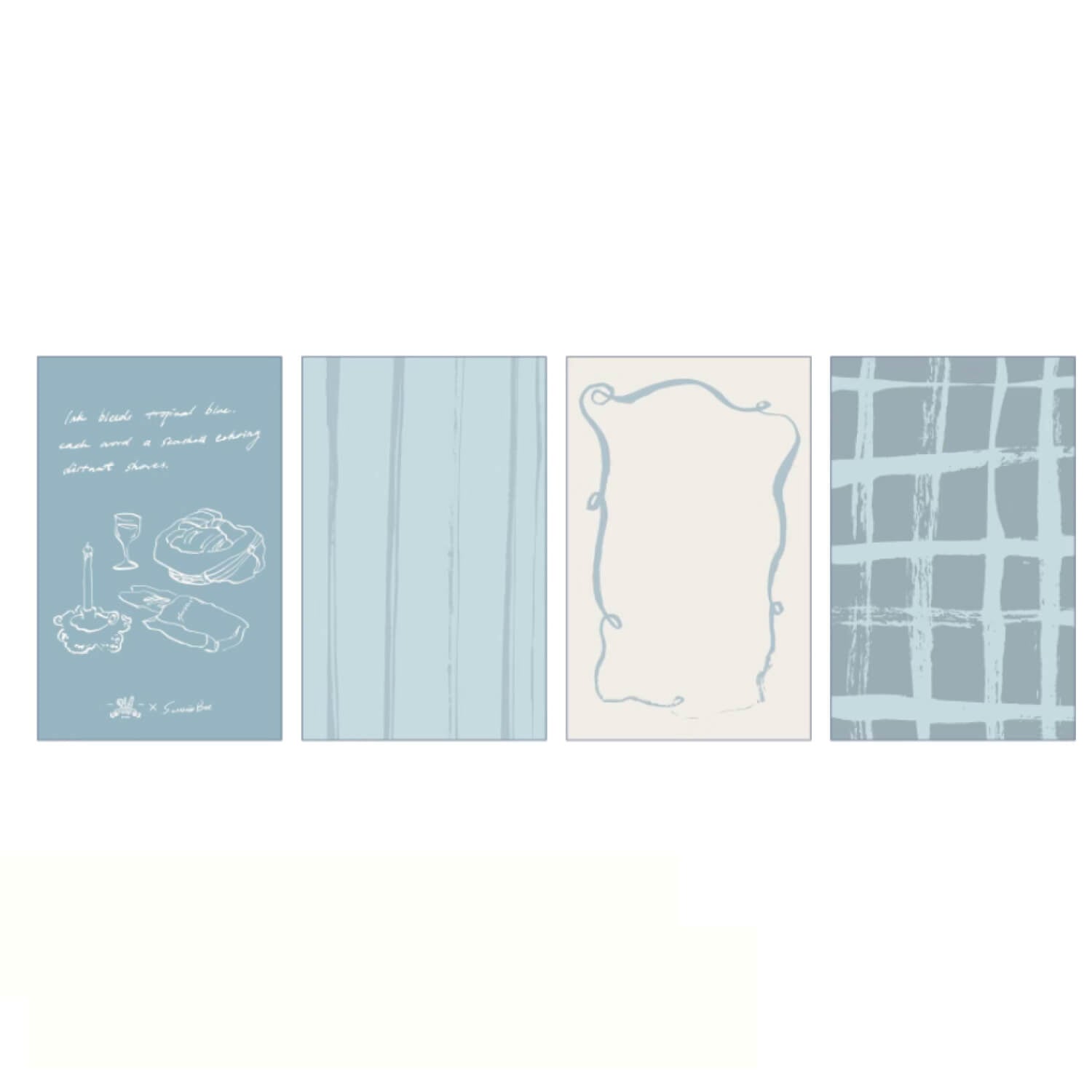 Square Studio Leisure Days Memo Pad - Dream of the Seaside