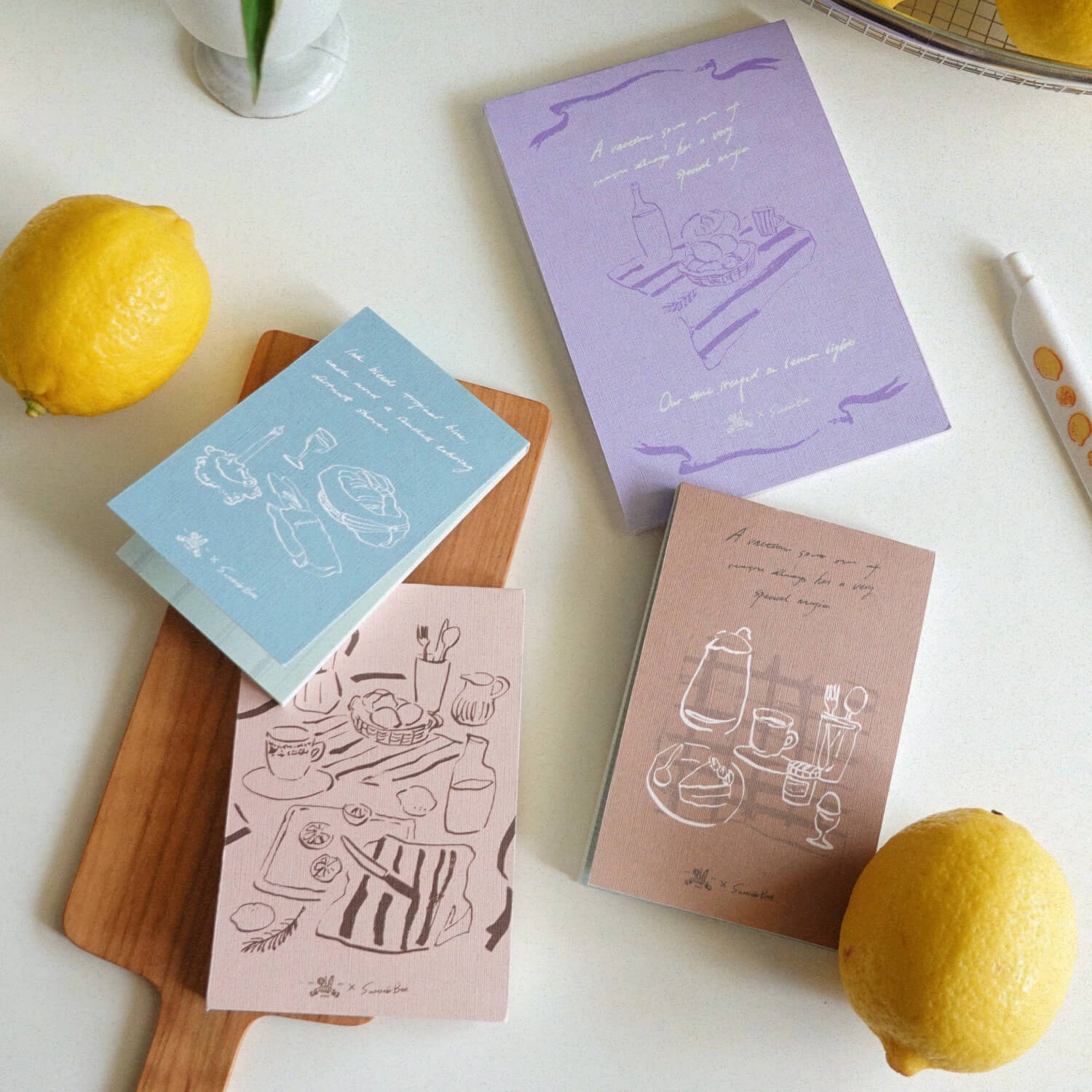 Square Studio Leisure Days Memo Pad - Canelé Weekly Planner