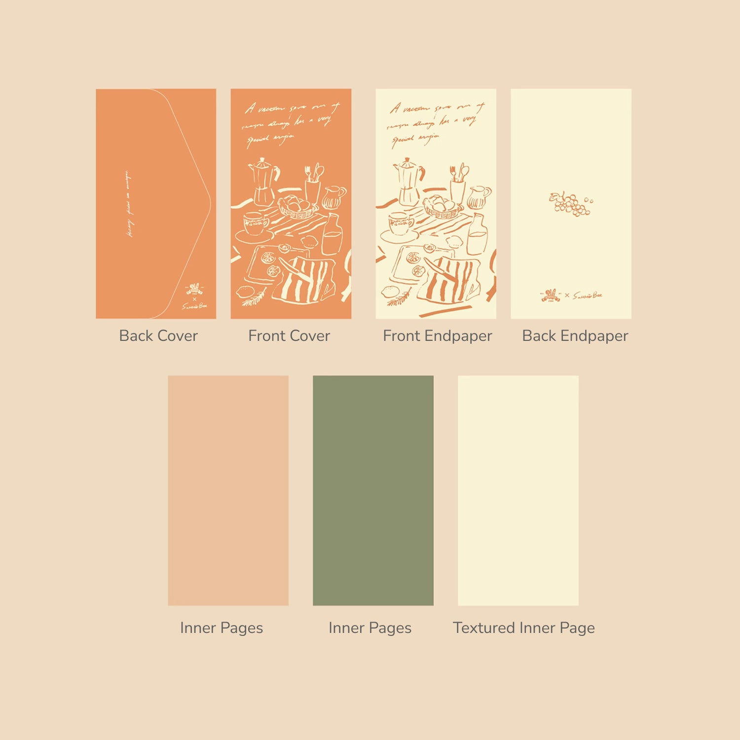 Square Studio Leisure Days Traveler's Notebook Inserts - Picnic by the Roadside