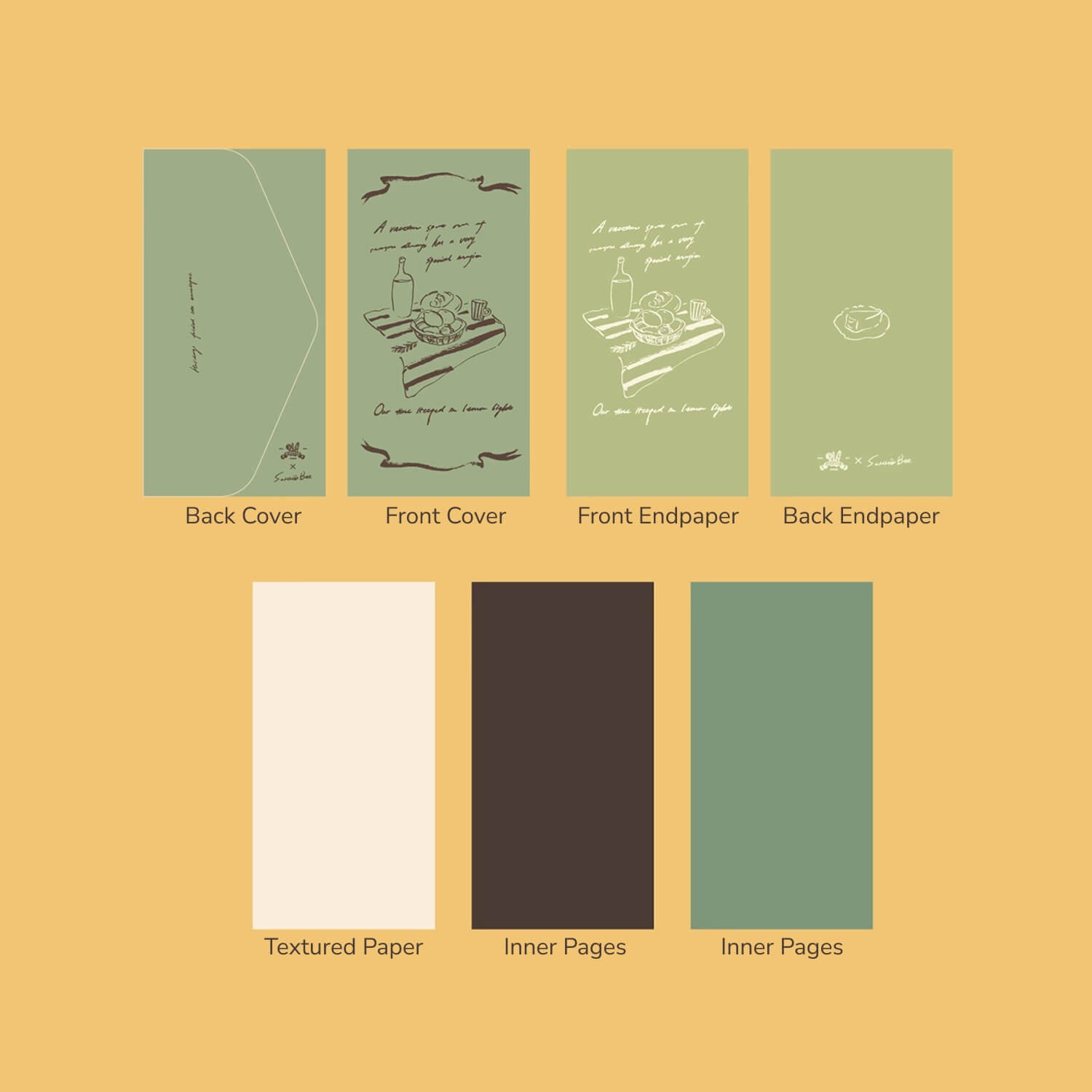 Square Studio Leisure Days Traveler's Notebook Inserts - Spring Overture