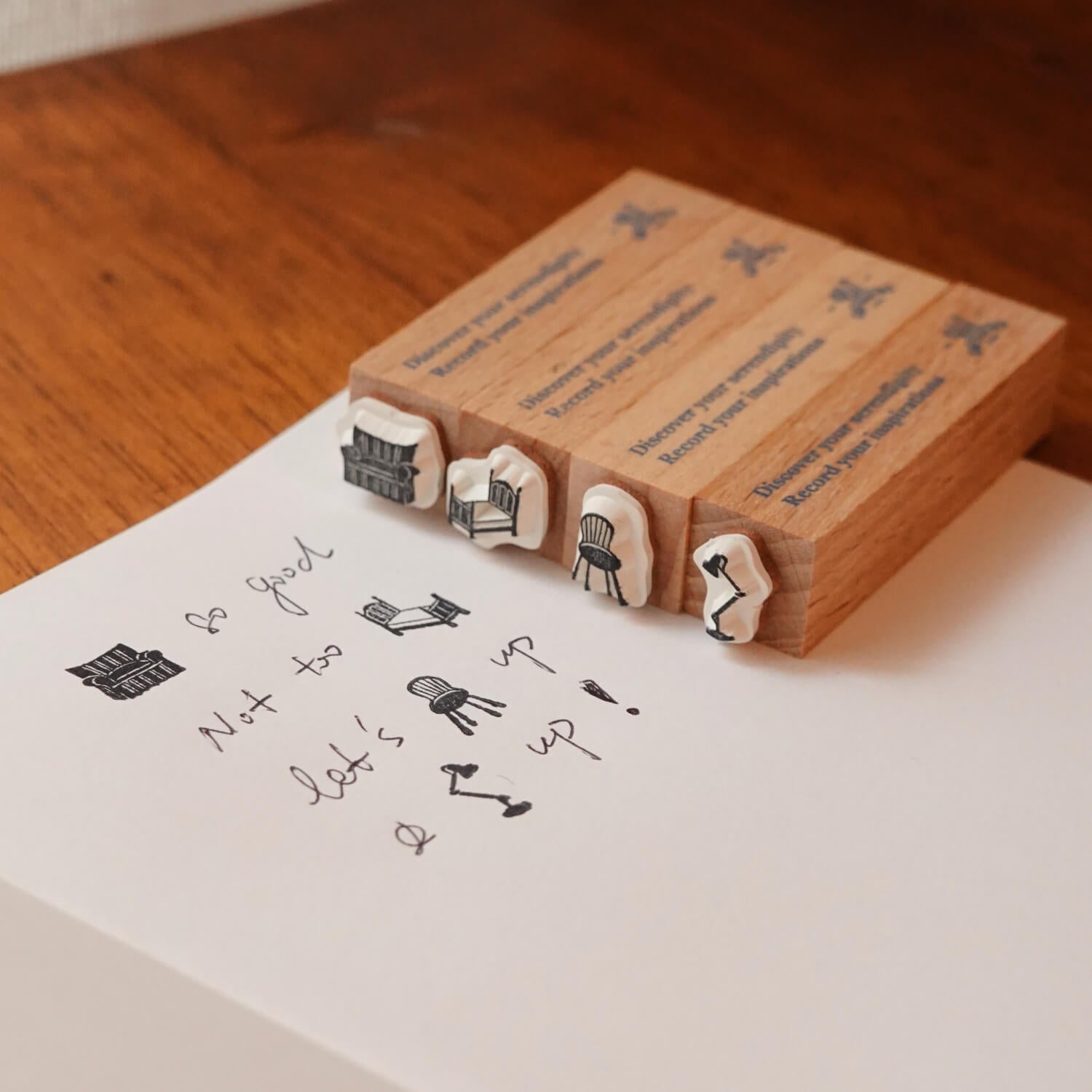 Square Studio Mini Furniture Stamp Set (9 Pieces)