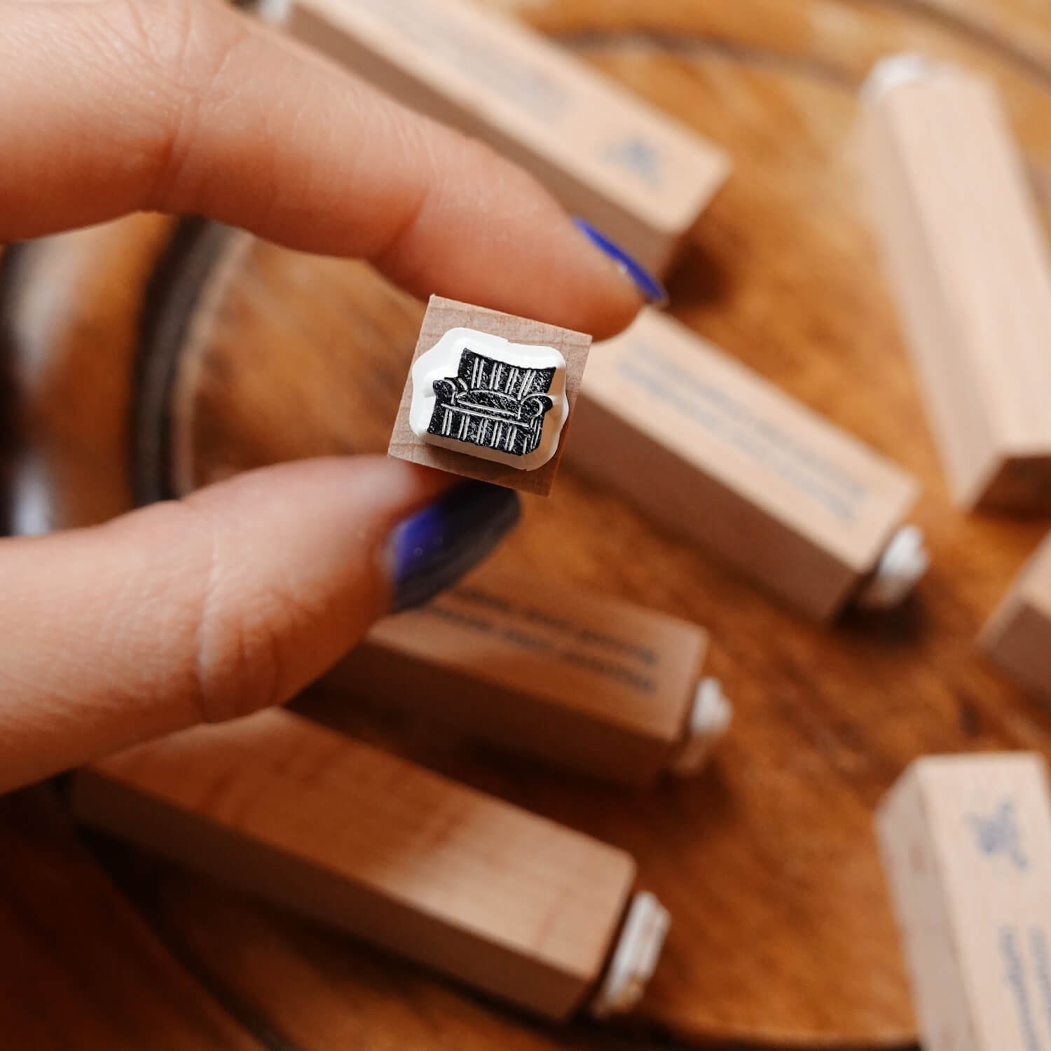 Square Studio Mini Furniture Stamp Set (9 Pieces)