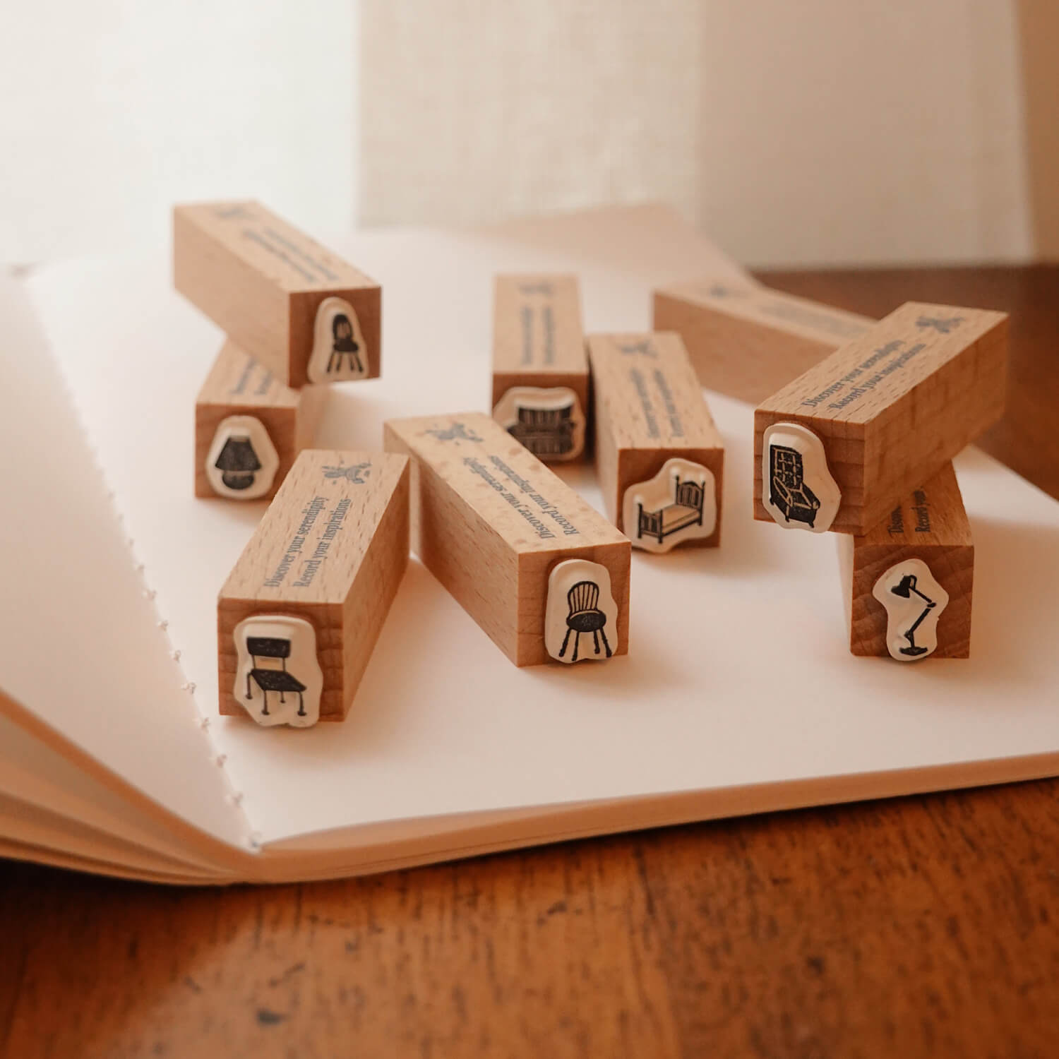 Square Studio Mini Furniture Stamp Set (9 Pieces)