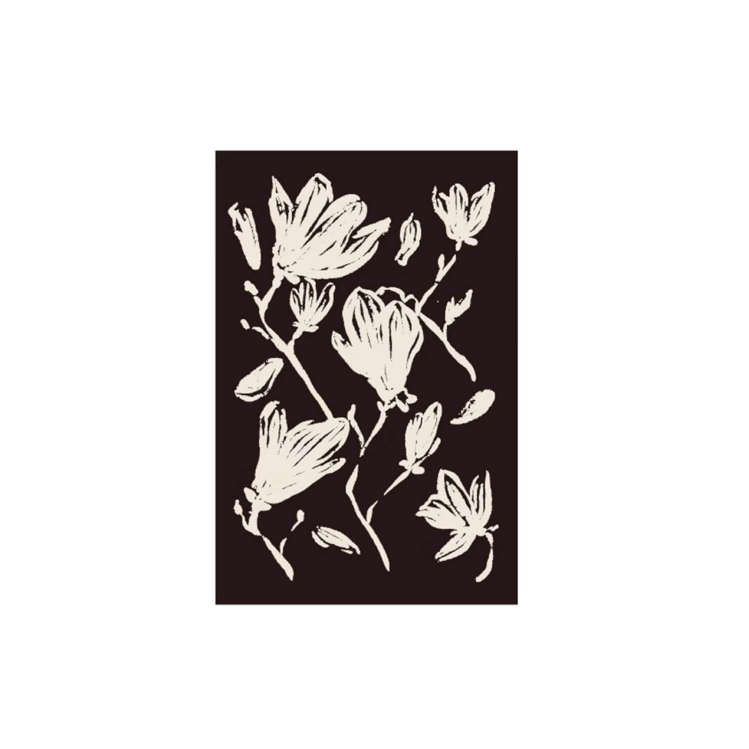 Square Studio Shanghai Stamp - White Magnolia