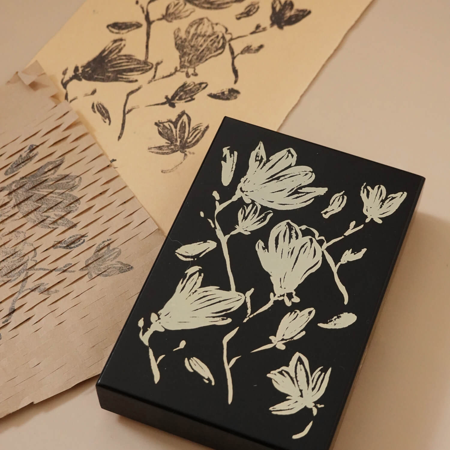 Square Studio Shanghai Stamp - White Magnolia