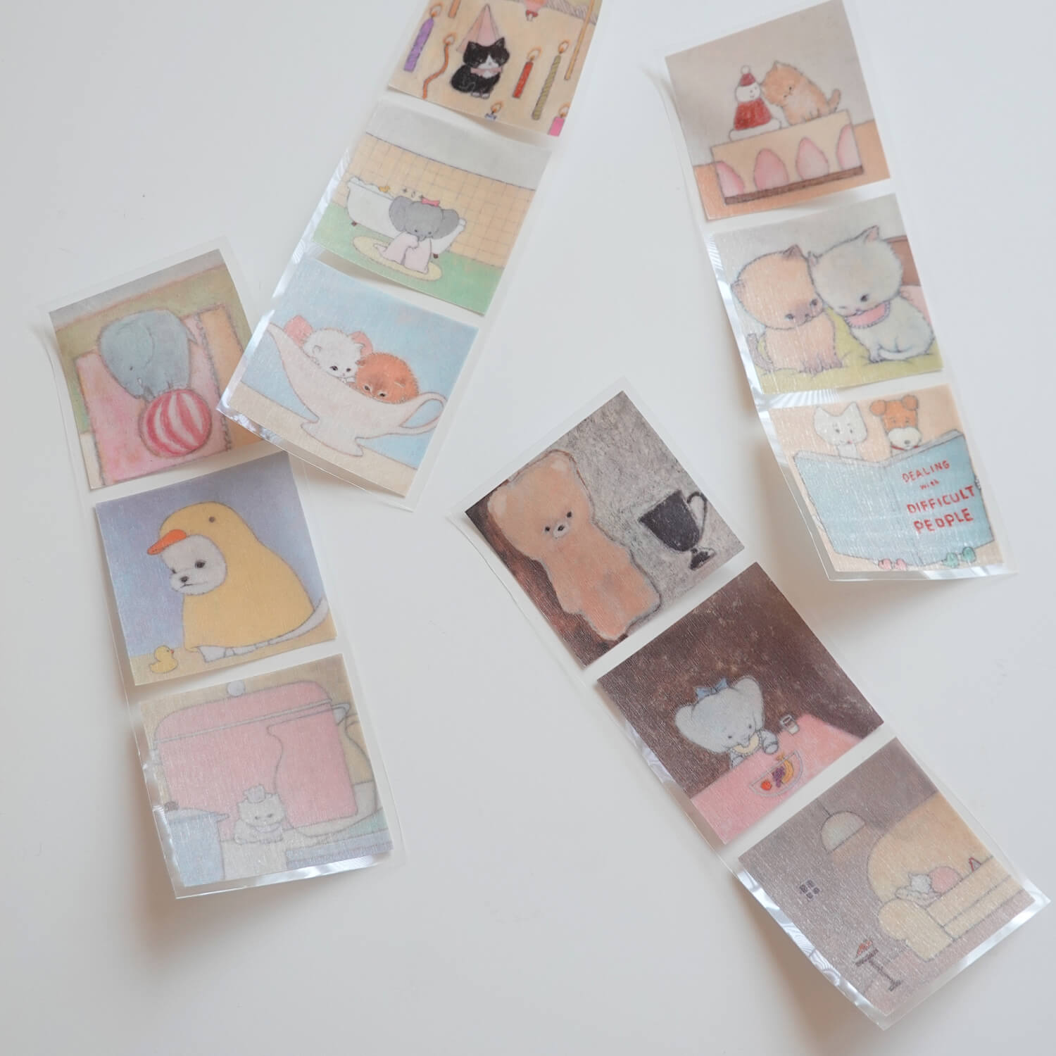 Square Studio x PiGe Glitter Sticker Sheet (6 Designs)