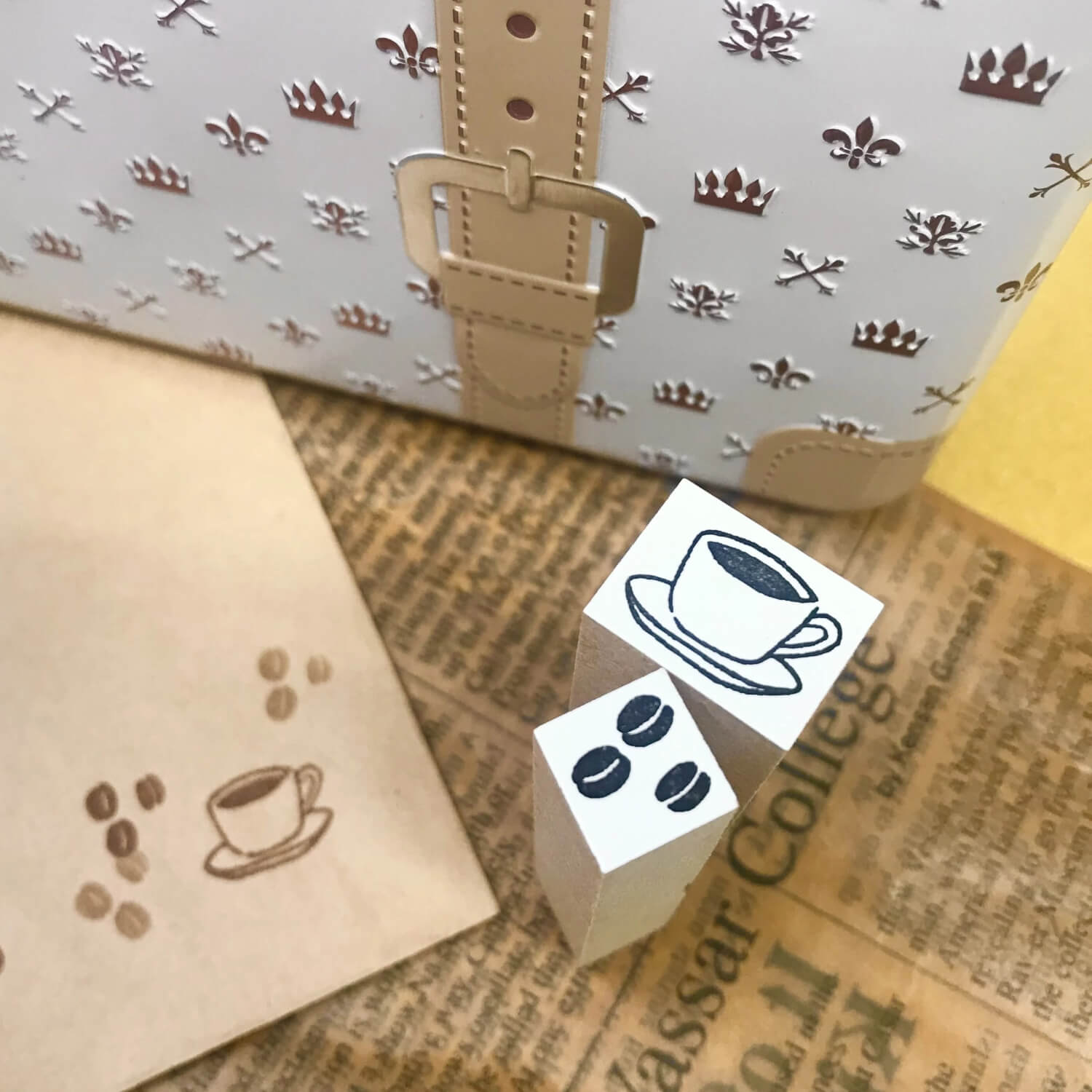 Stamp House Moritainbou Stamp Set - Coffee & Beans