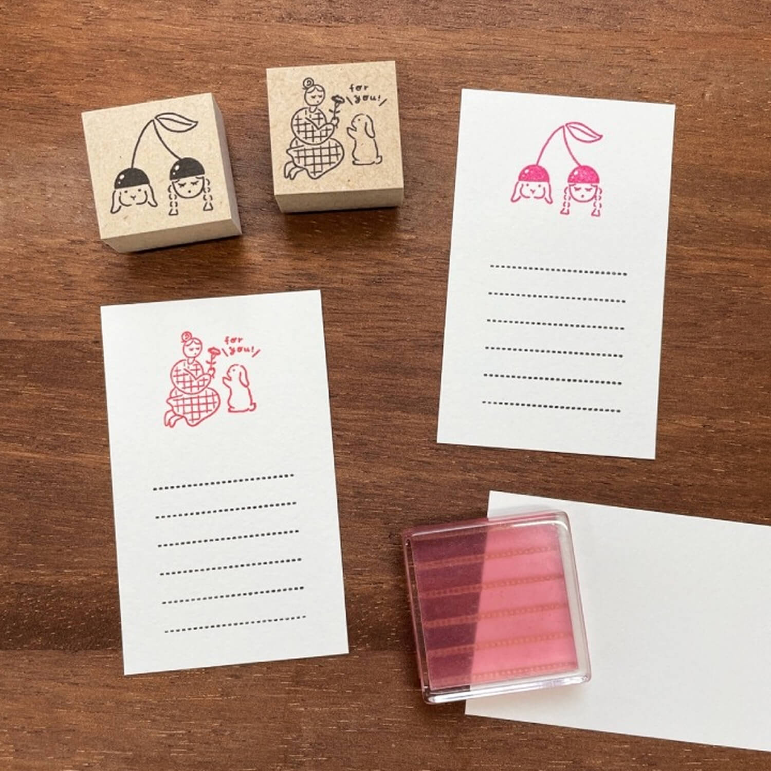 Stamp Marche Rubber Stamp – Marl‑chan Cherry