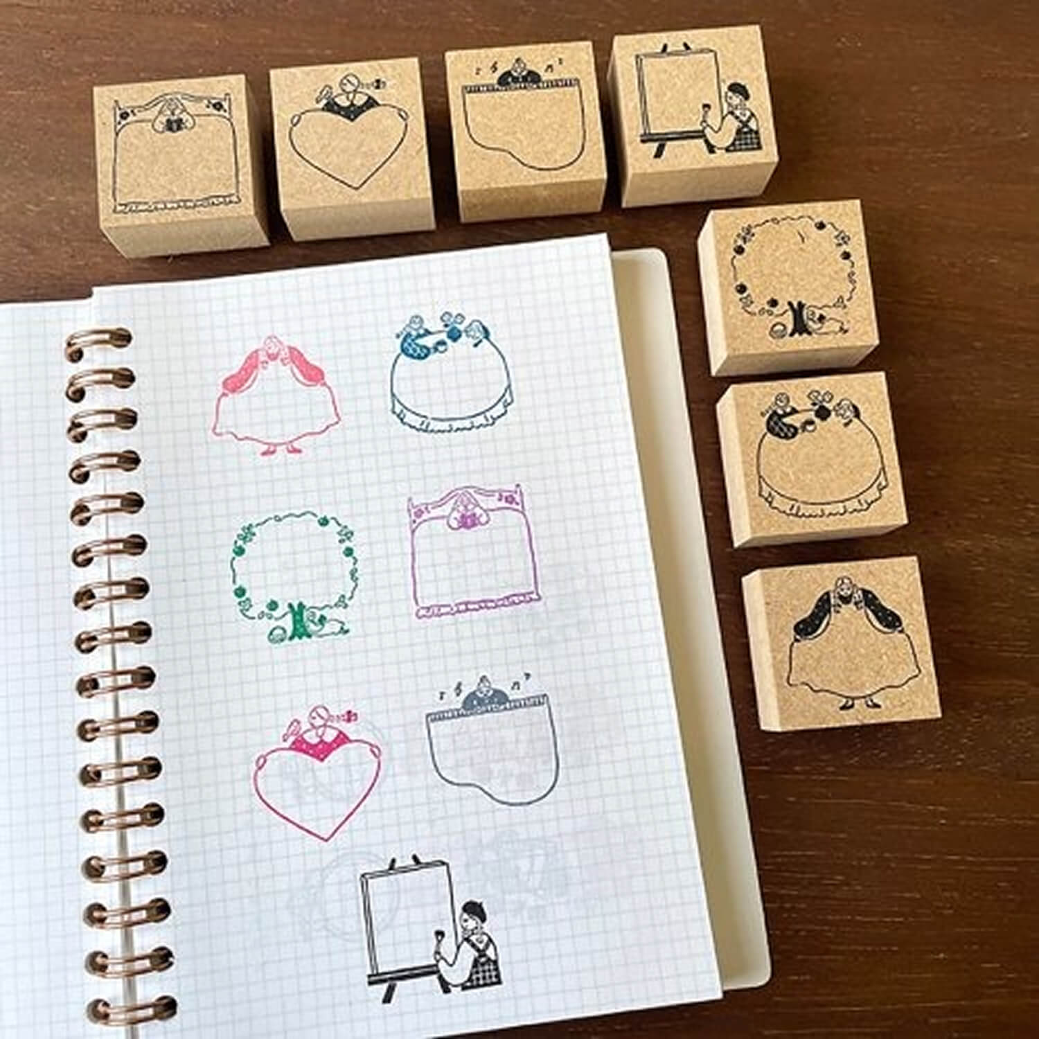Stamp Marche Rubber Stamp – Marl‑chan Frame
