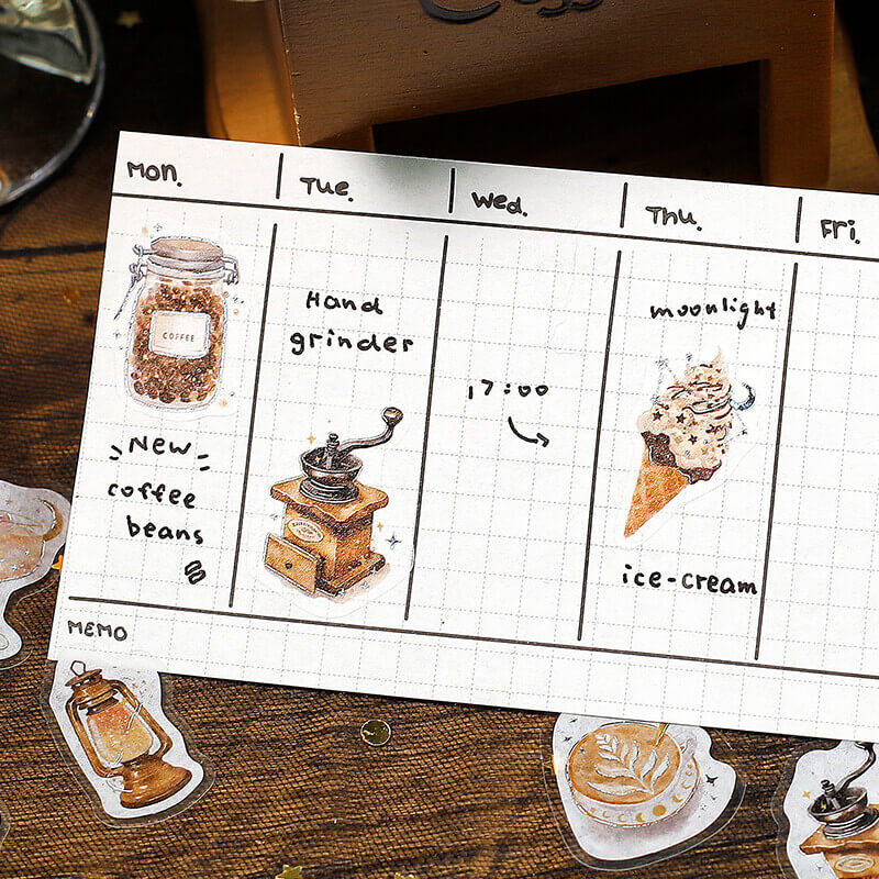 BGM Flake Stickers – Café à la Mode