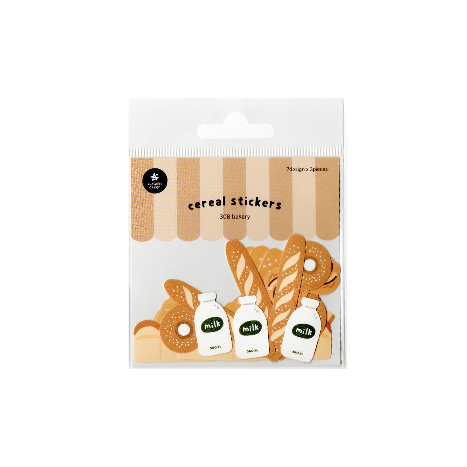 Suatelier Flake Sticker Pack – Bakery