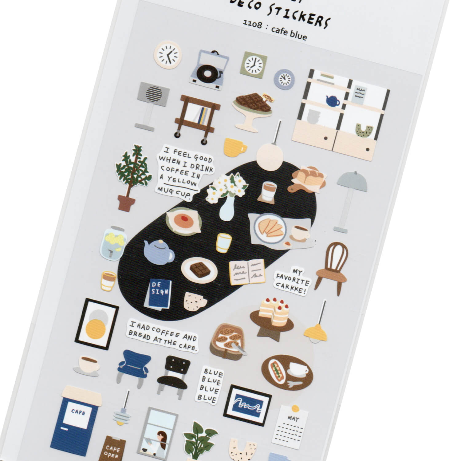 Suatelier Sticker Sheet – Café Blue