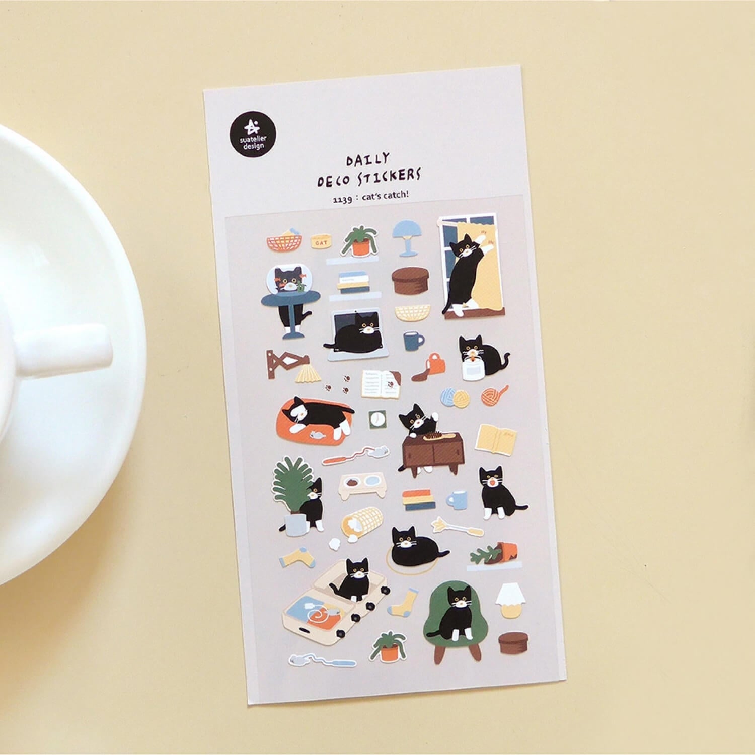 Suatelier Sticker Sheet – Cat's Catch!