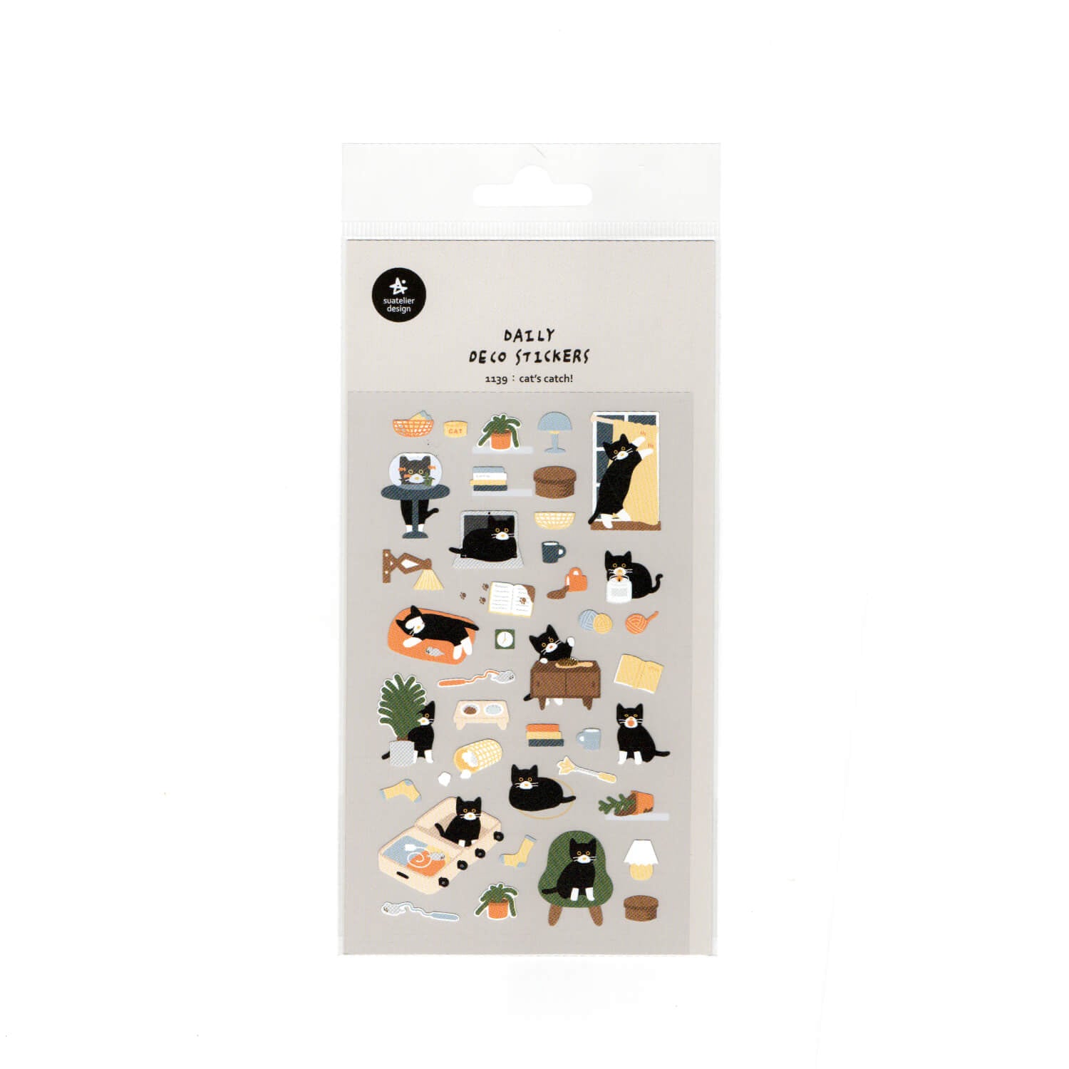Suatelier Sticker Sheet – Cat's Catch!