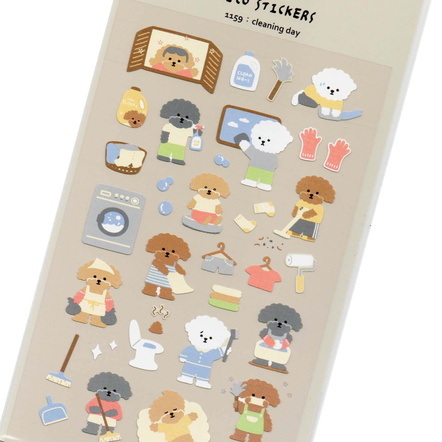 Suatelier Sticker Sheet – Cleaning Day