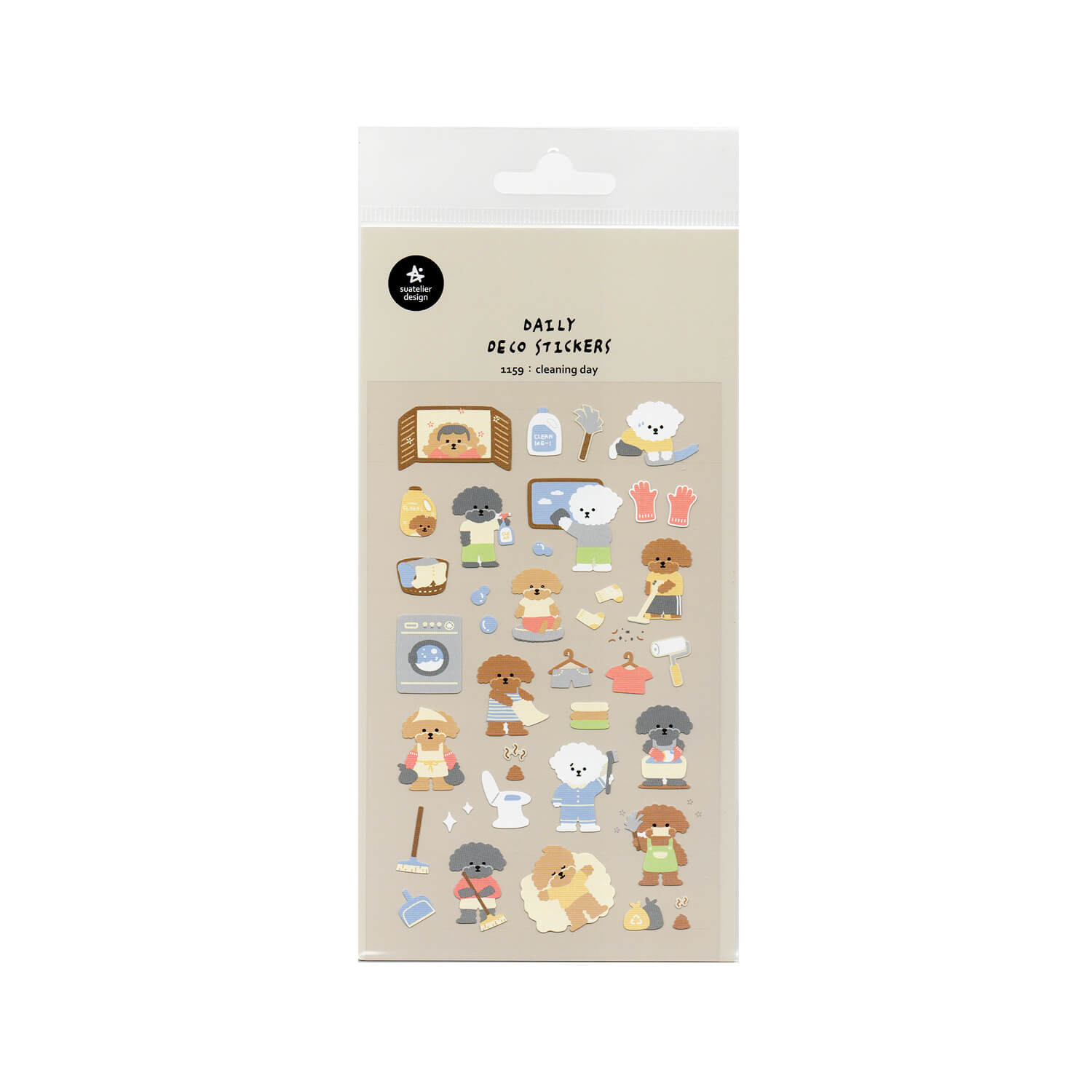 Suatelier Sticker Sheet – Cleaning Day