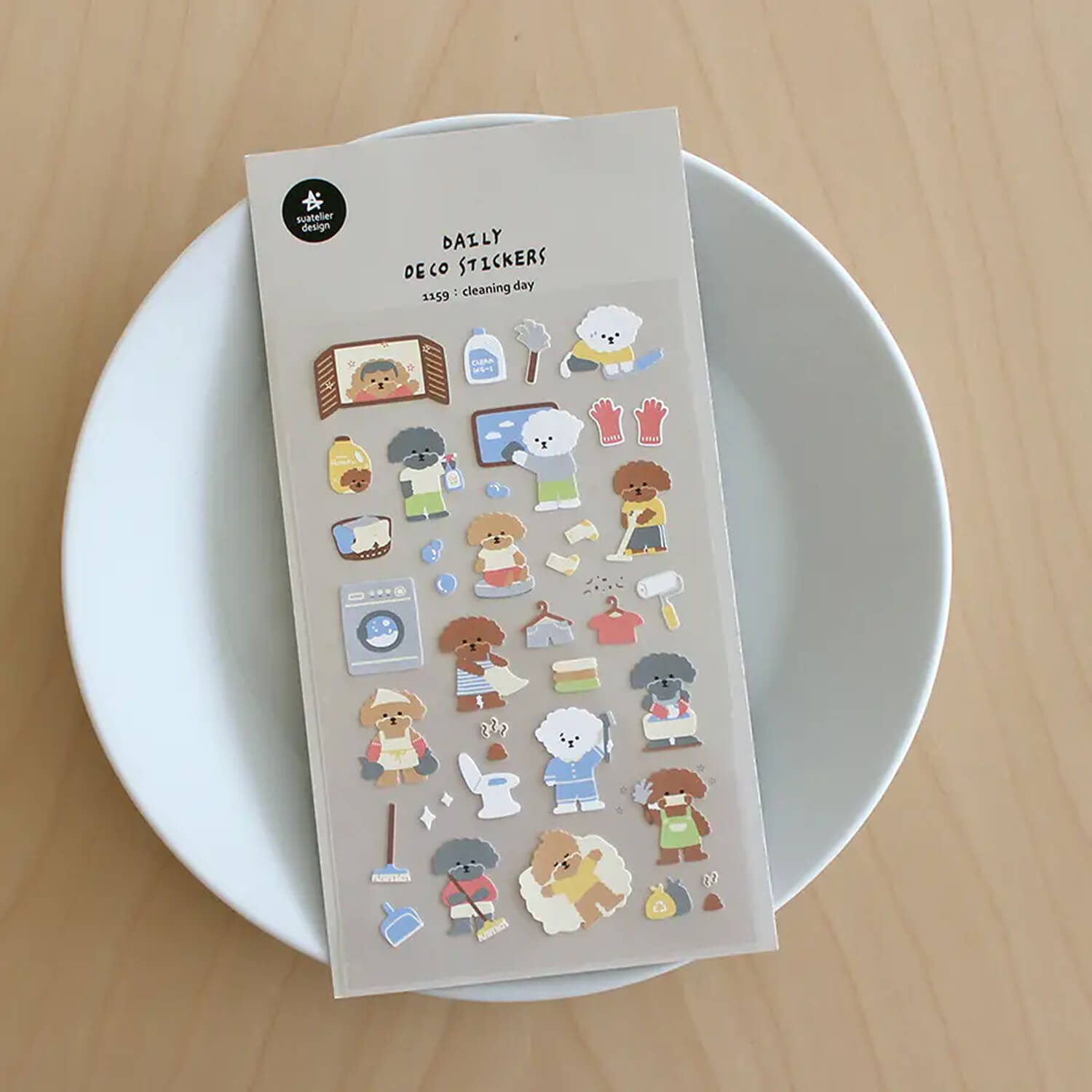 Suatelier Sticker Sheet – Cleaning Day