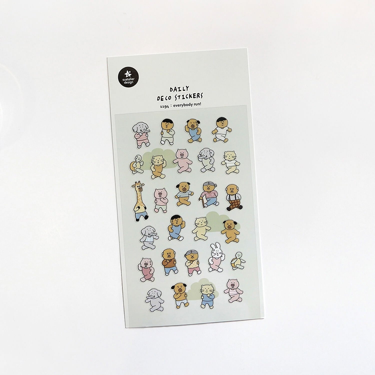 Suatelier Sticker Sheet – Everybody Run!