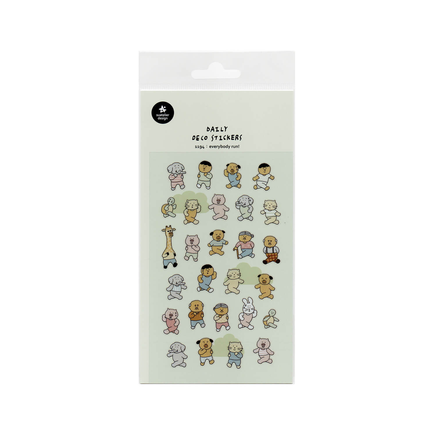 Suatelier Sticker Sheet – Everybody Run!