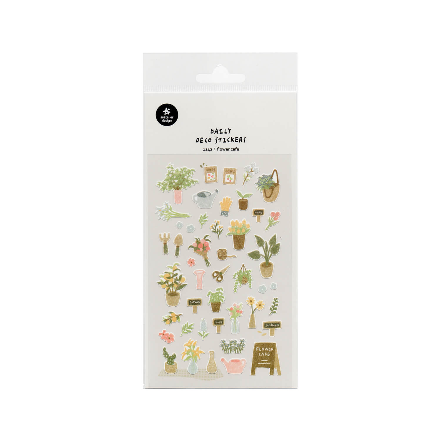 Suatelier Sticker Sheet – Flower Café