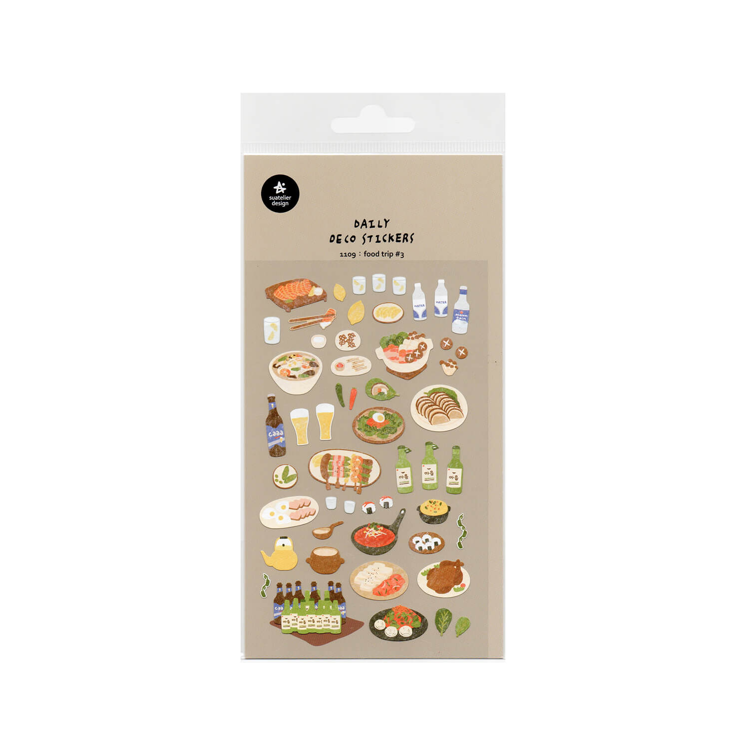 Suatelier Sticker Sheet – Food Trip