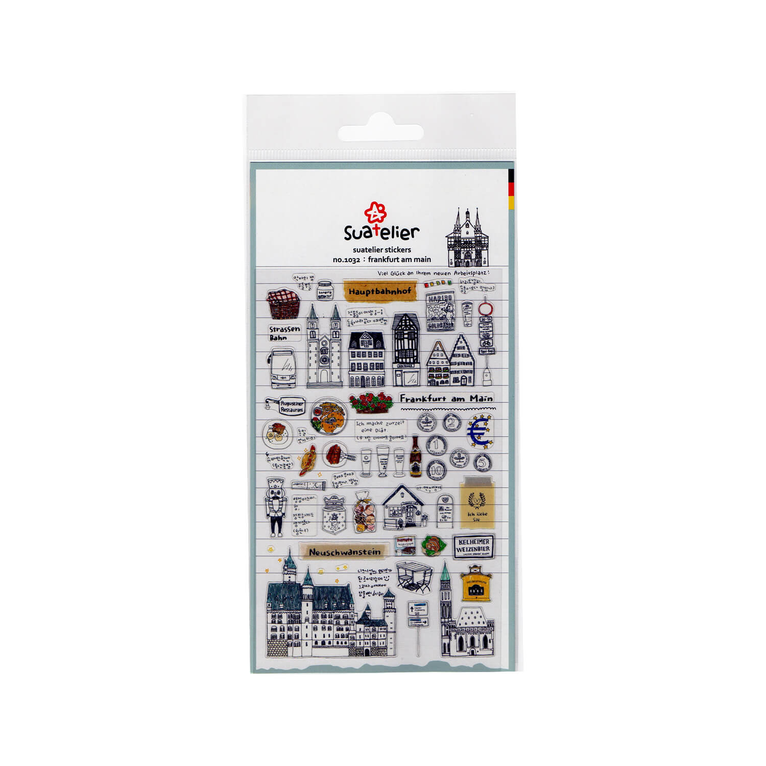 Suatelier Sticker Sheet – Frankfurt Am Main