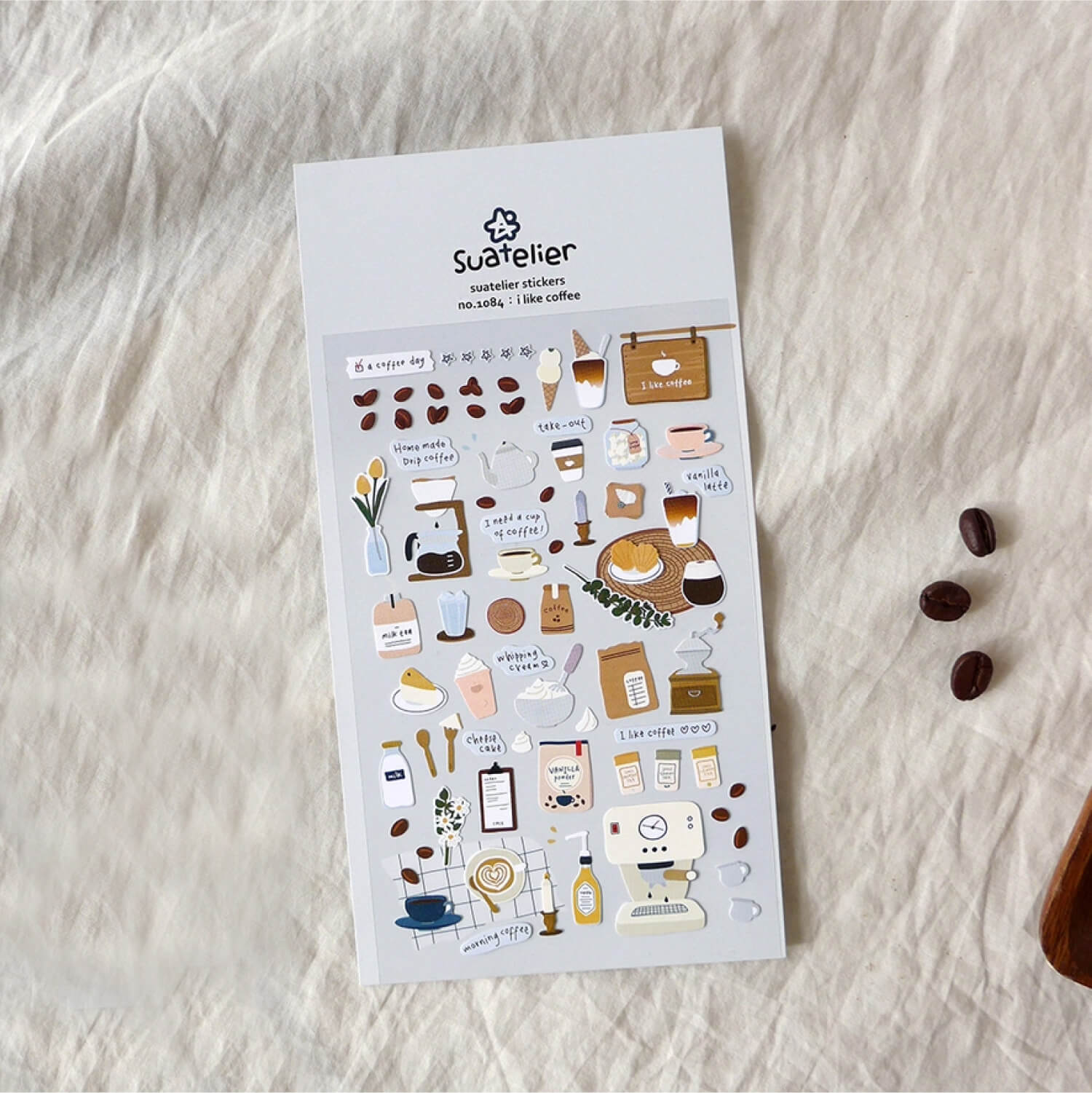 Suatelier Sticker Sheet – I Like Coffee