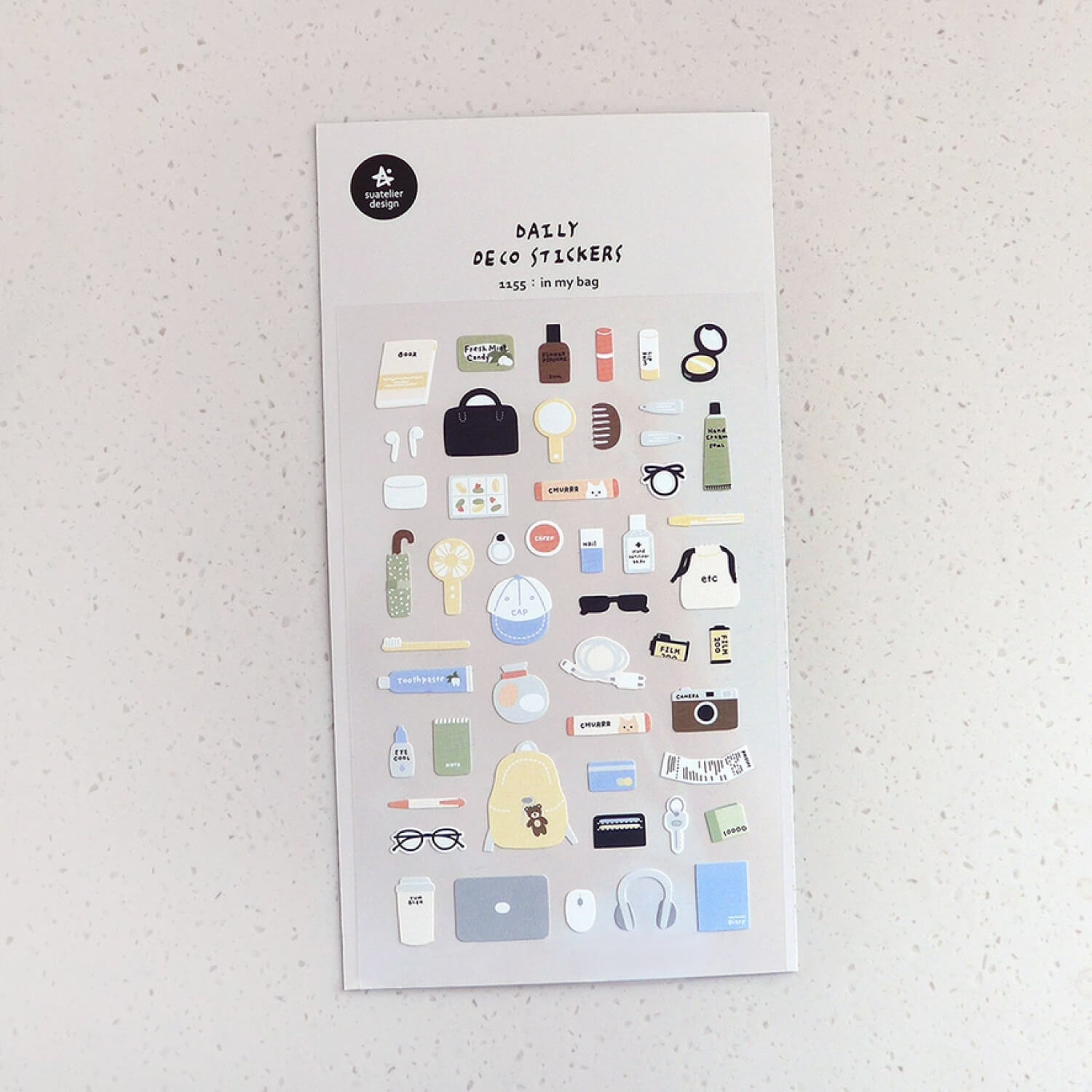 Suatelier Sticker Sheet – In My Bag