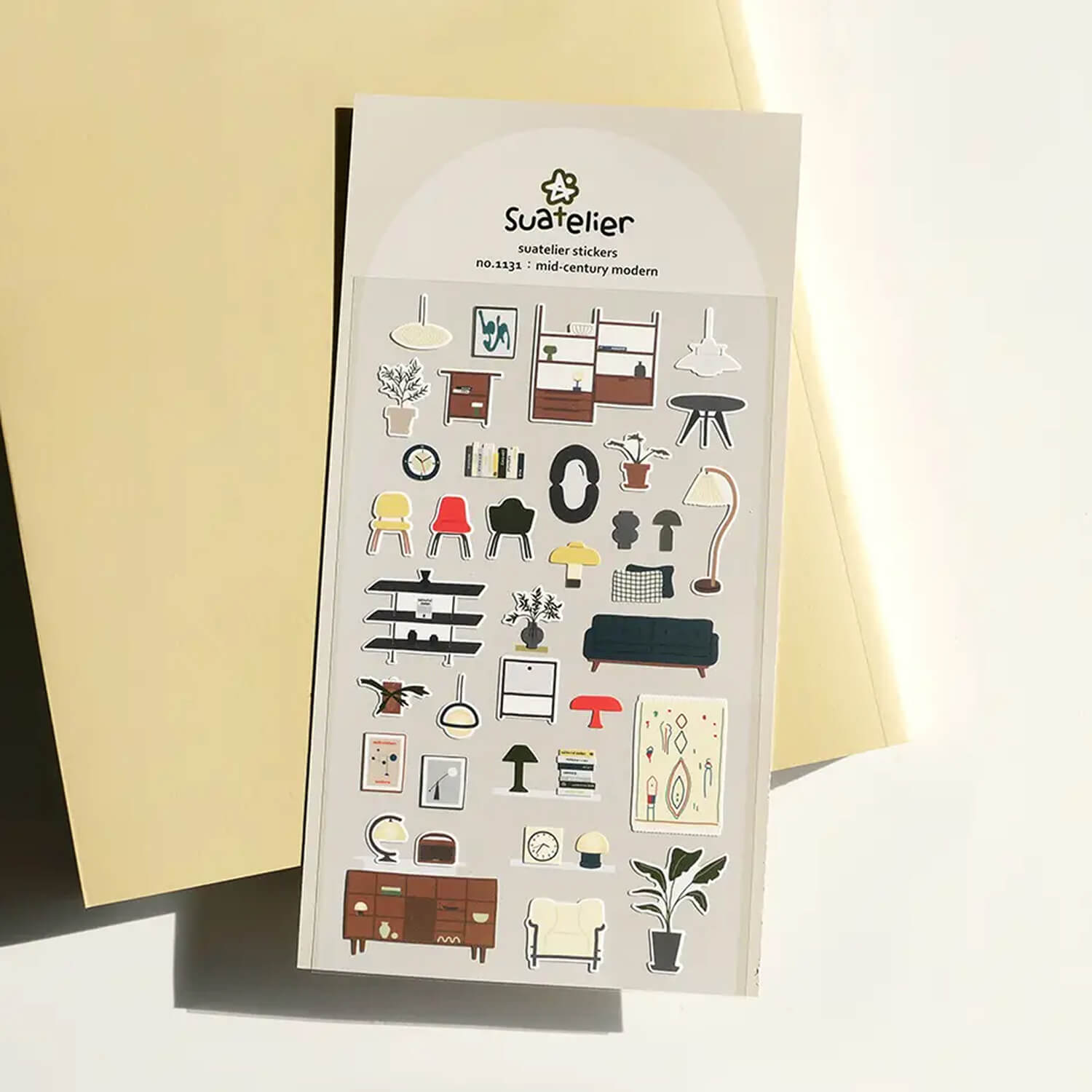 Suatelier Sticker Sheet – Mid-Century Modern