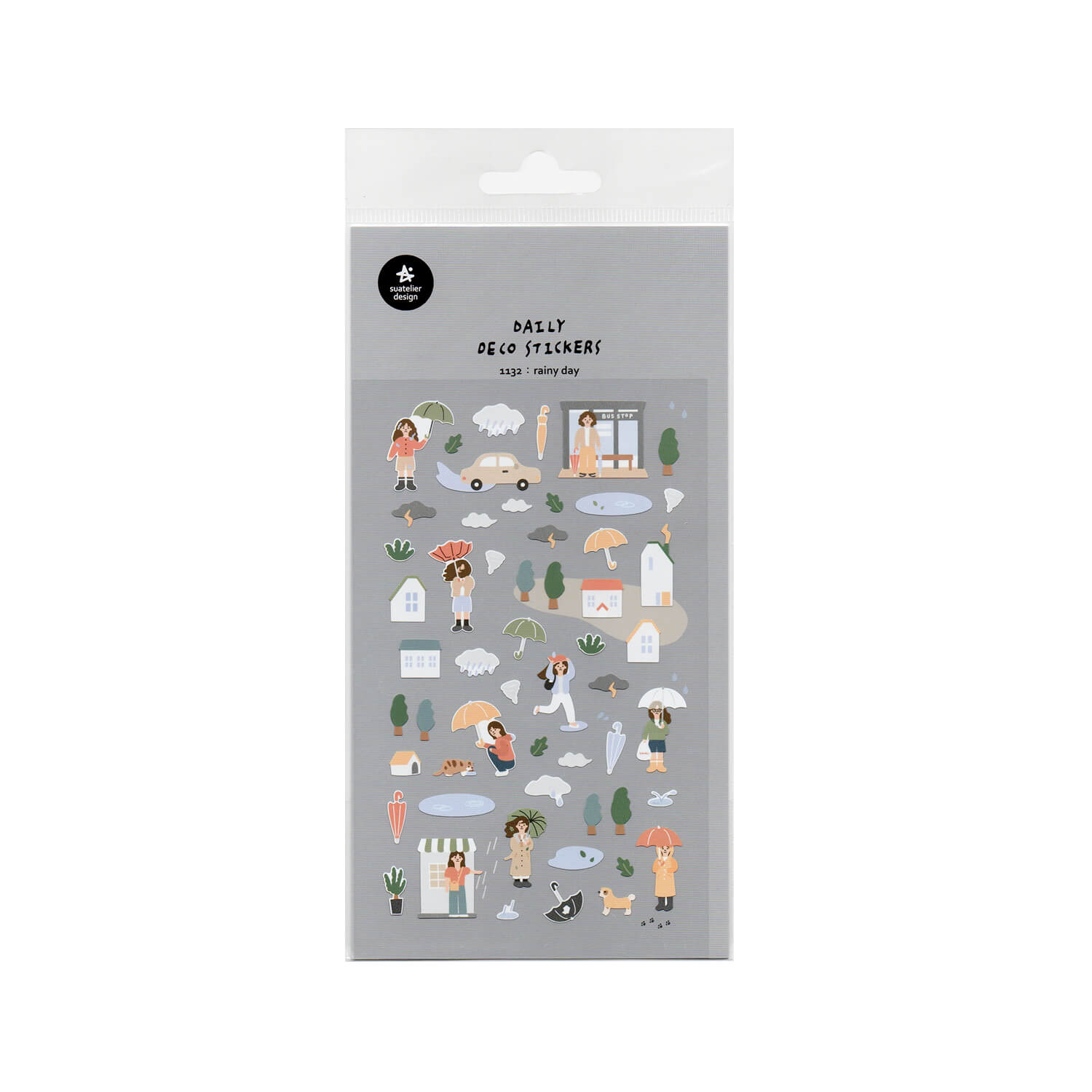 Suatelier Sticker Sheet – Rainy Day