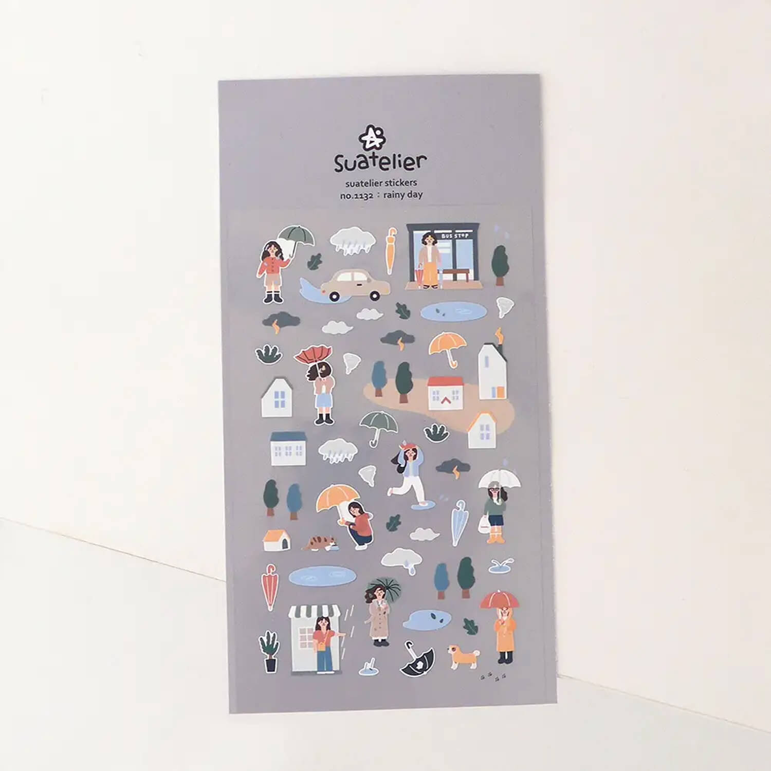 Suatelier Sticker Sheet – Rainy Day