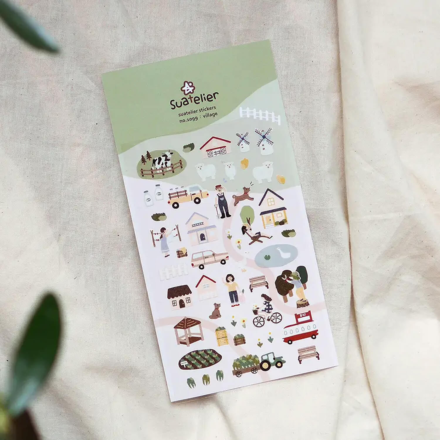Suatelier Sticker Sheet – Village