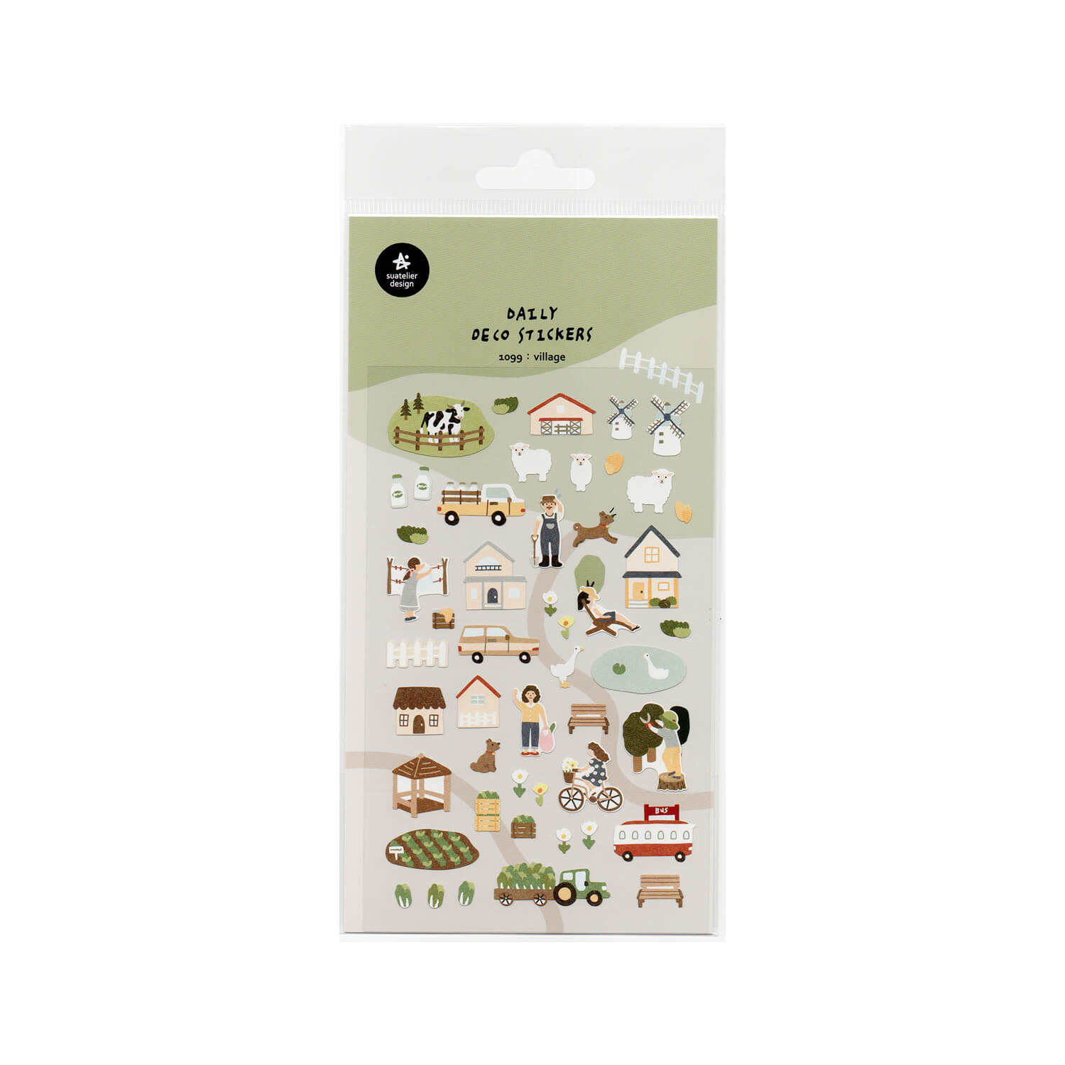 Suatelier Sticker Sheet – Village