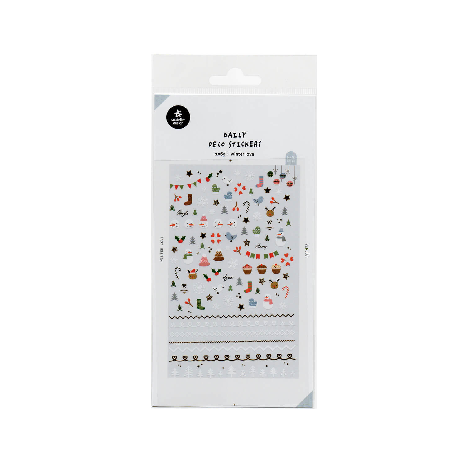 Suatelier Sticker Sheet – Winter Love