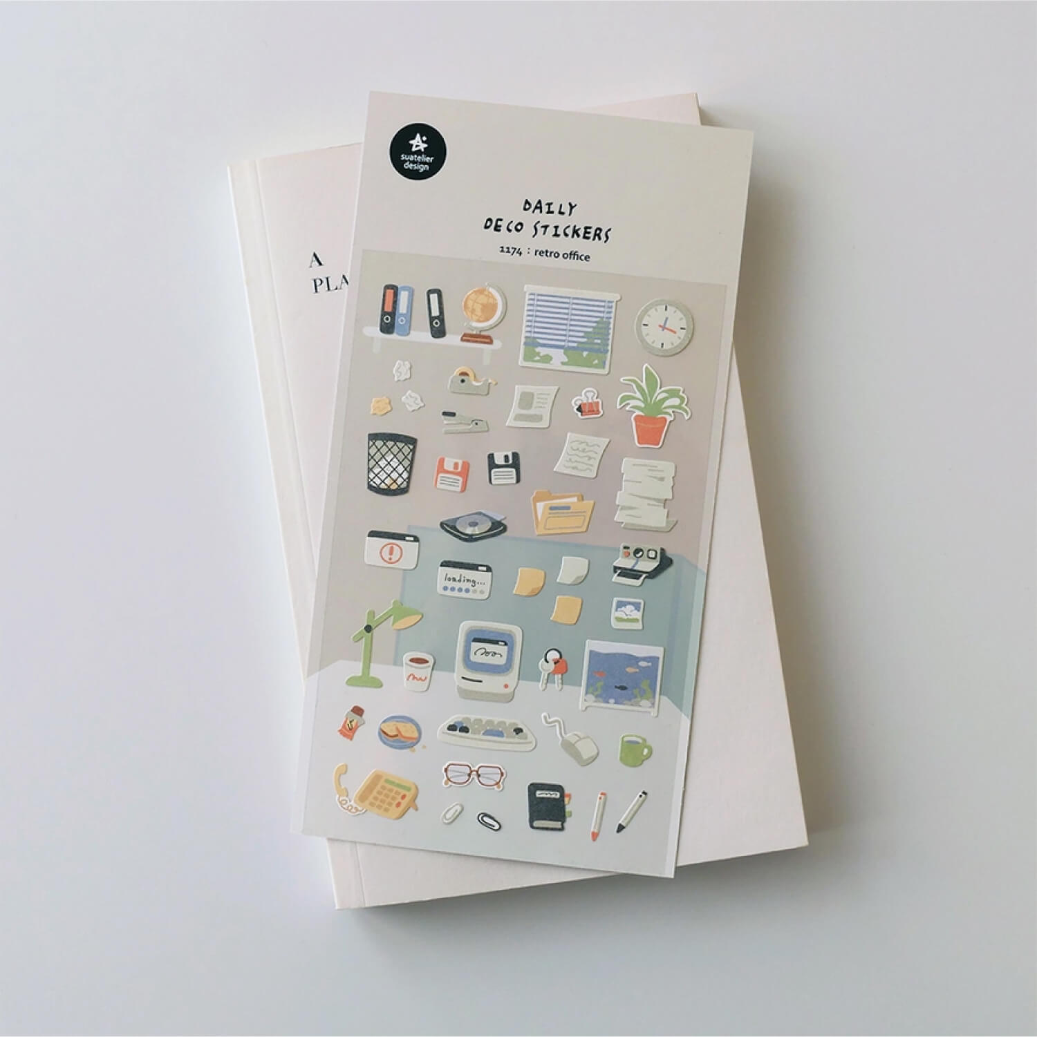 Suatelier Sticker Sheet – Retro Office