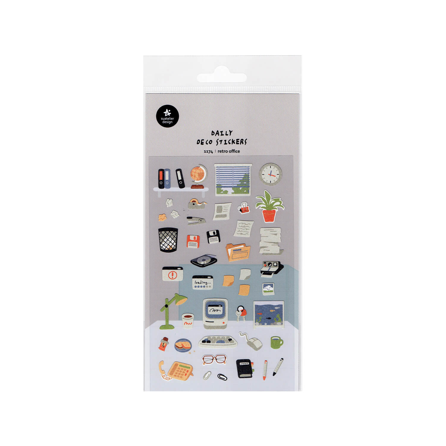 Suatelier Sticker Sheet – Retro Office