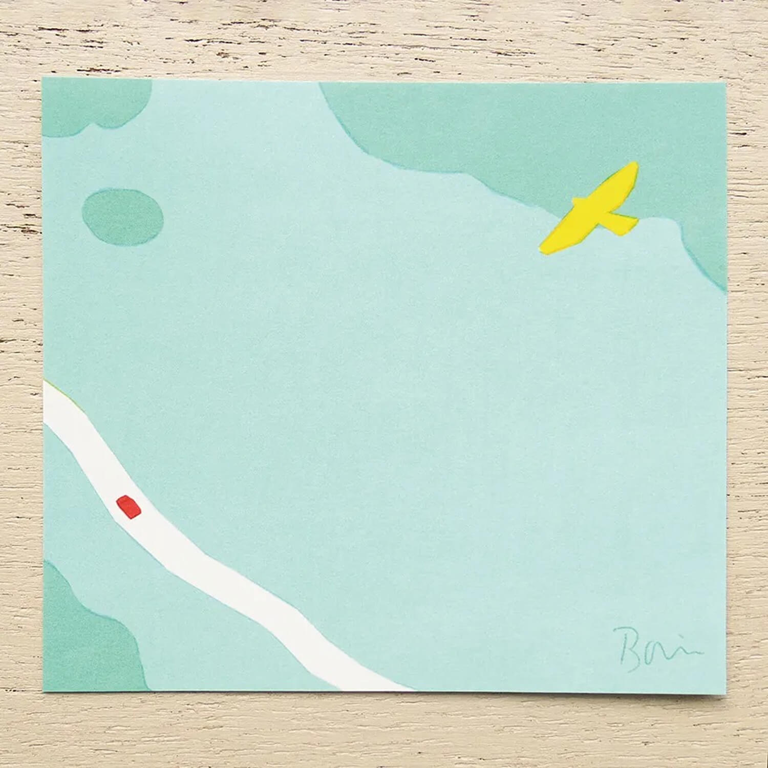Taku Bannai Block Memo – Bird