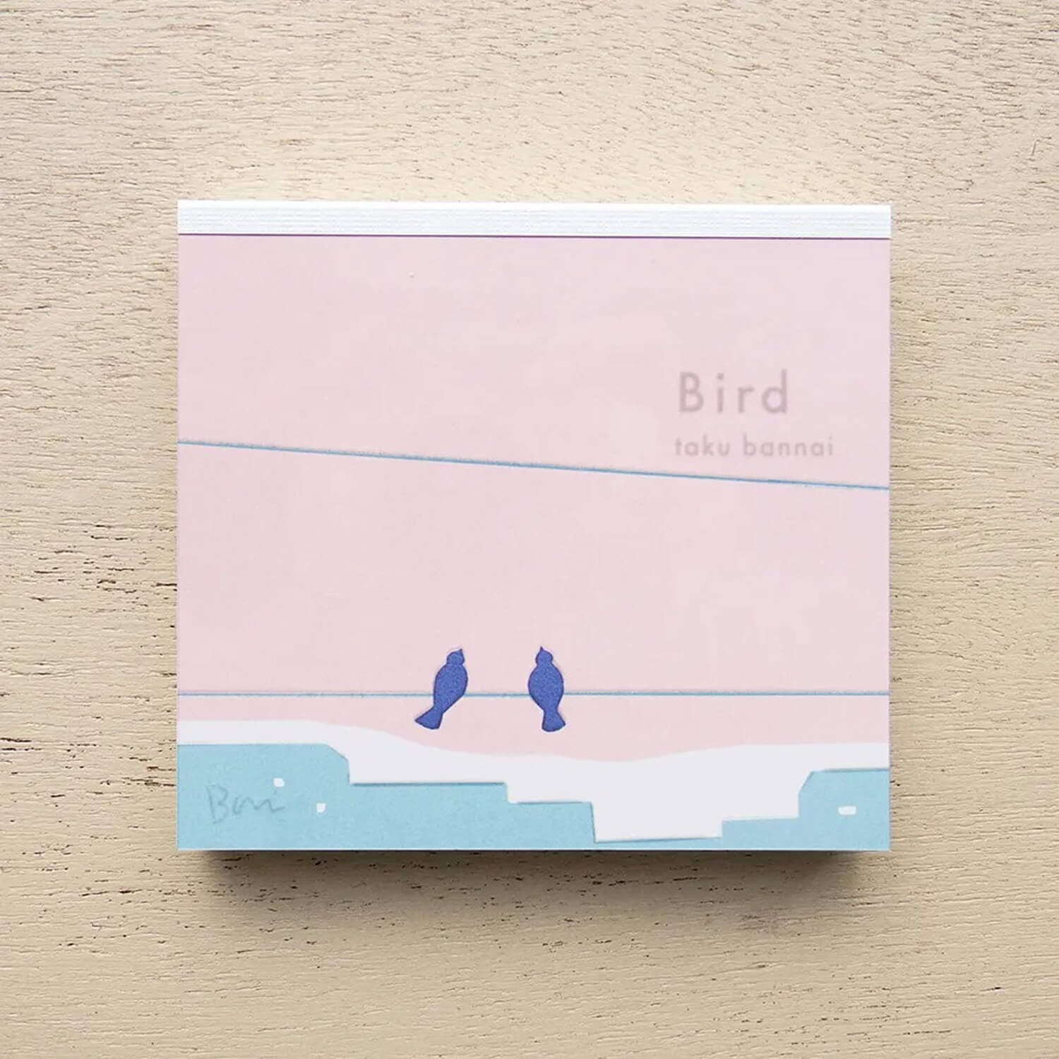 Taku Bannai Block Memo – Bird