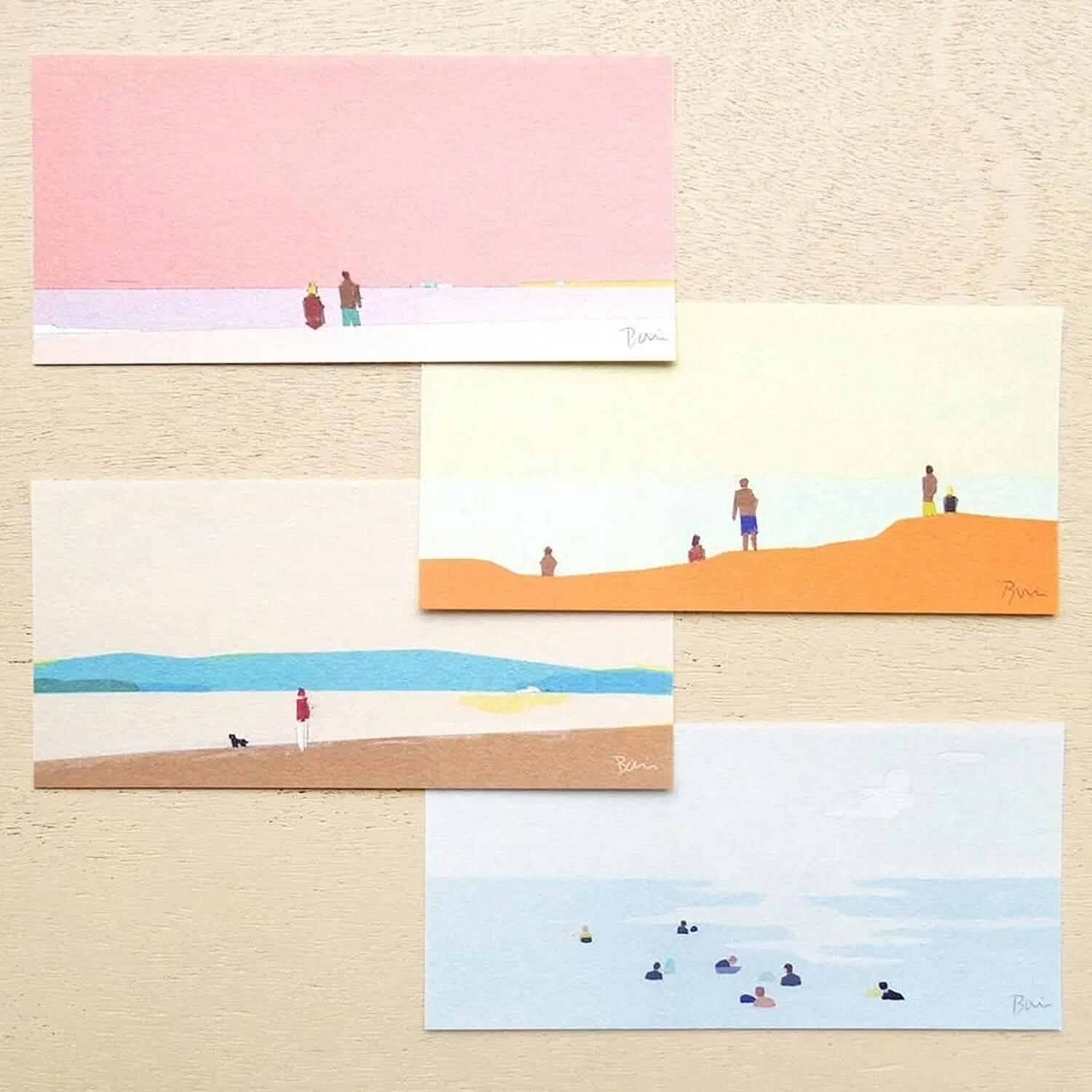 Taku Bannai Letter Pad – Seaside