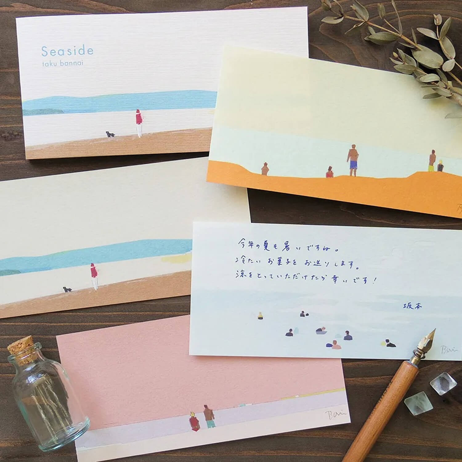 Taku Bannai Letter Pad – Seaside